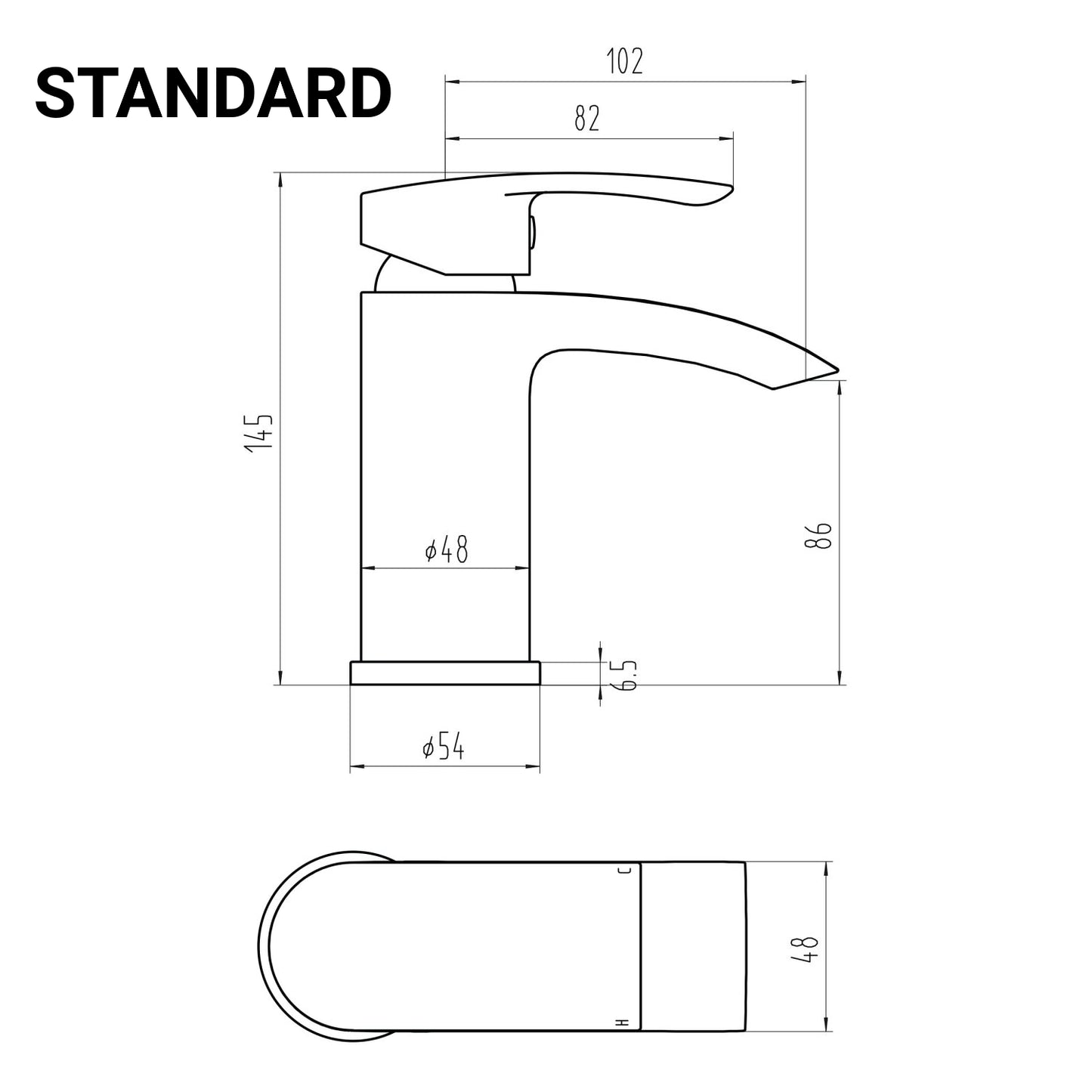 Belini Mono Basin Mixer Tap