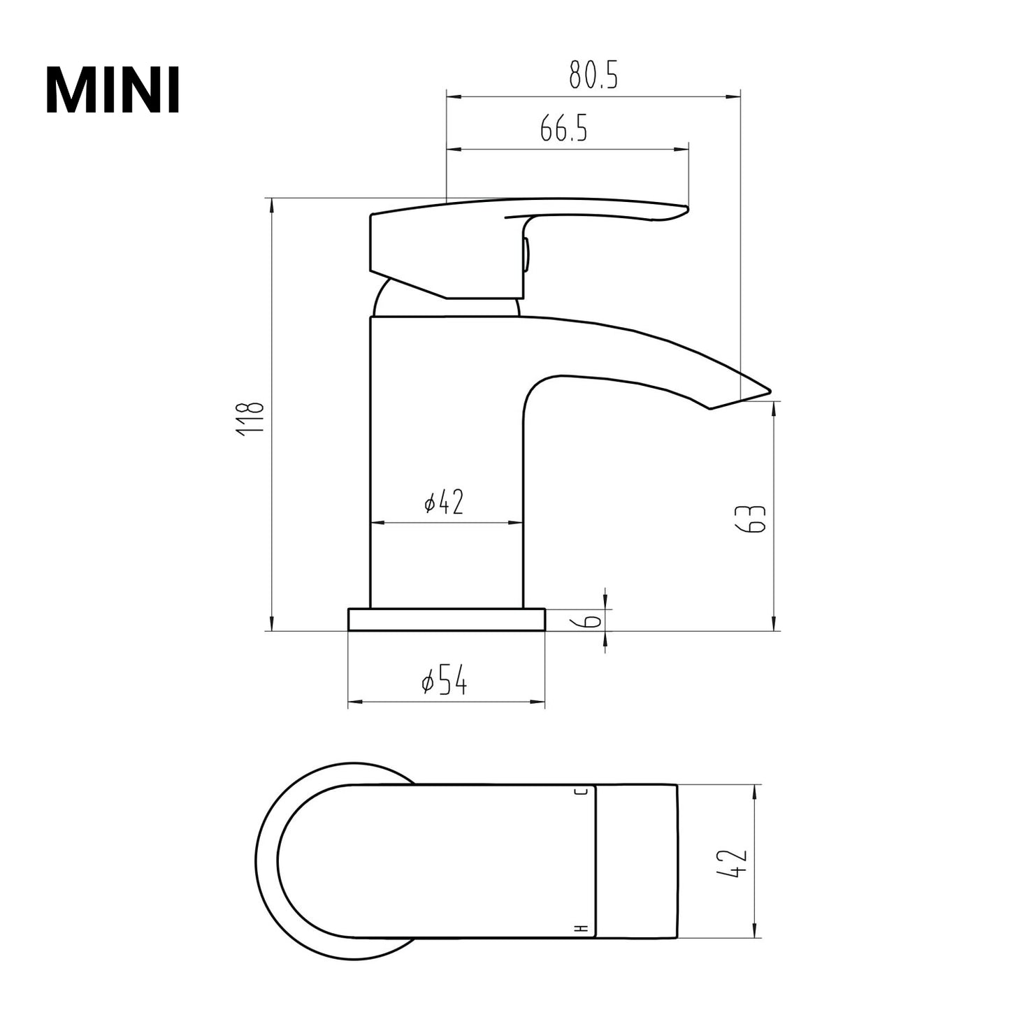 Belini Mono Basin Mixer Tap