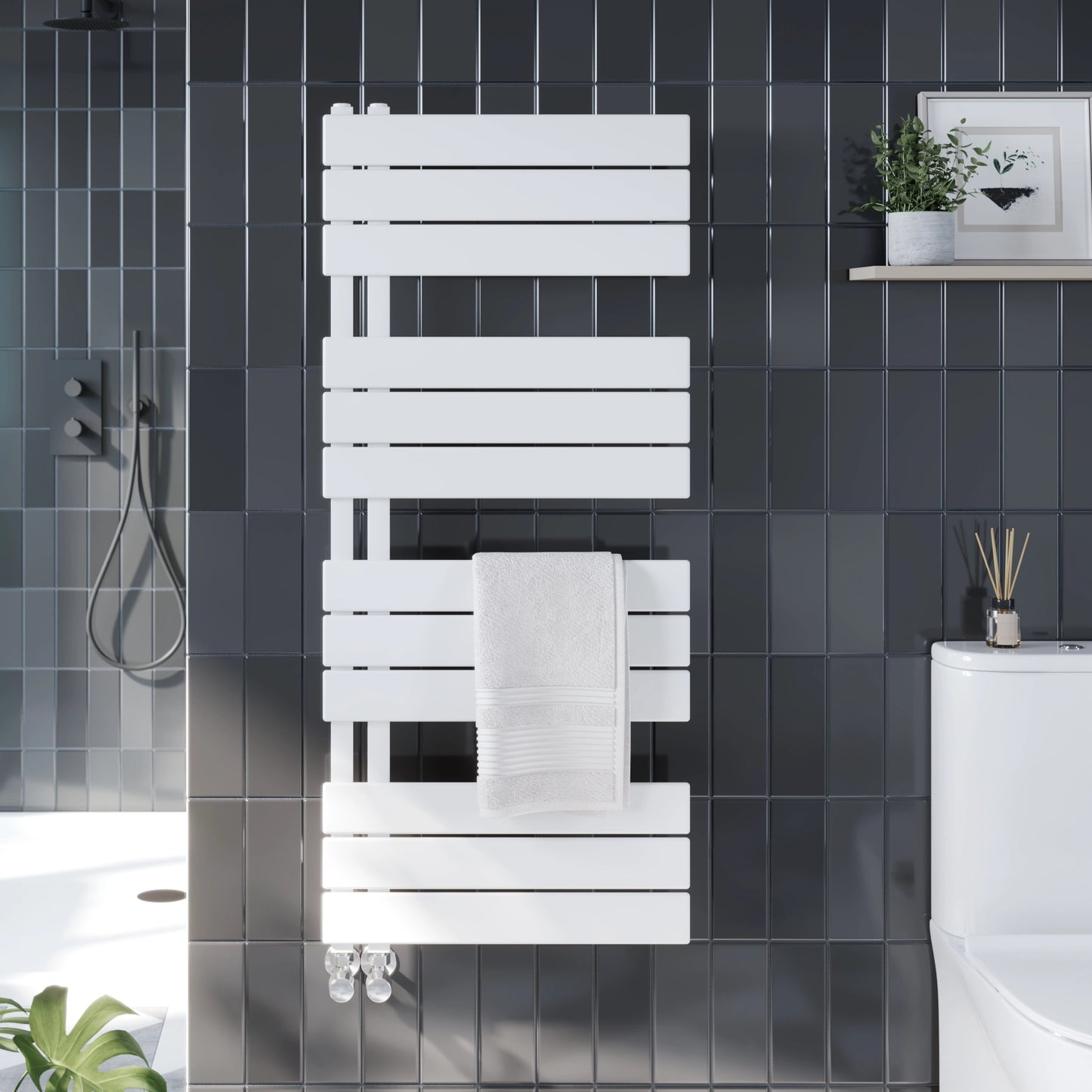 Thames Designer Carbon Steel Towel Radiator