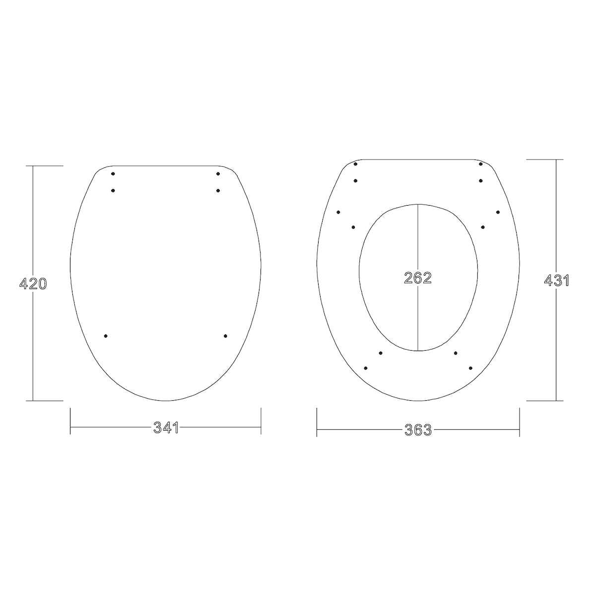 Wooden Soft Close Scudo Toilet Seat