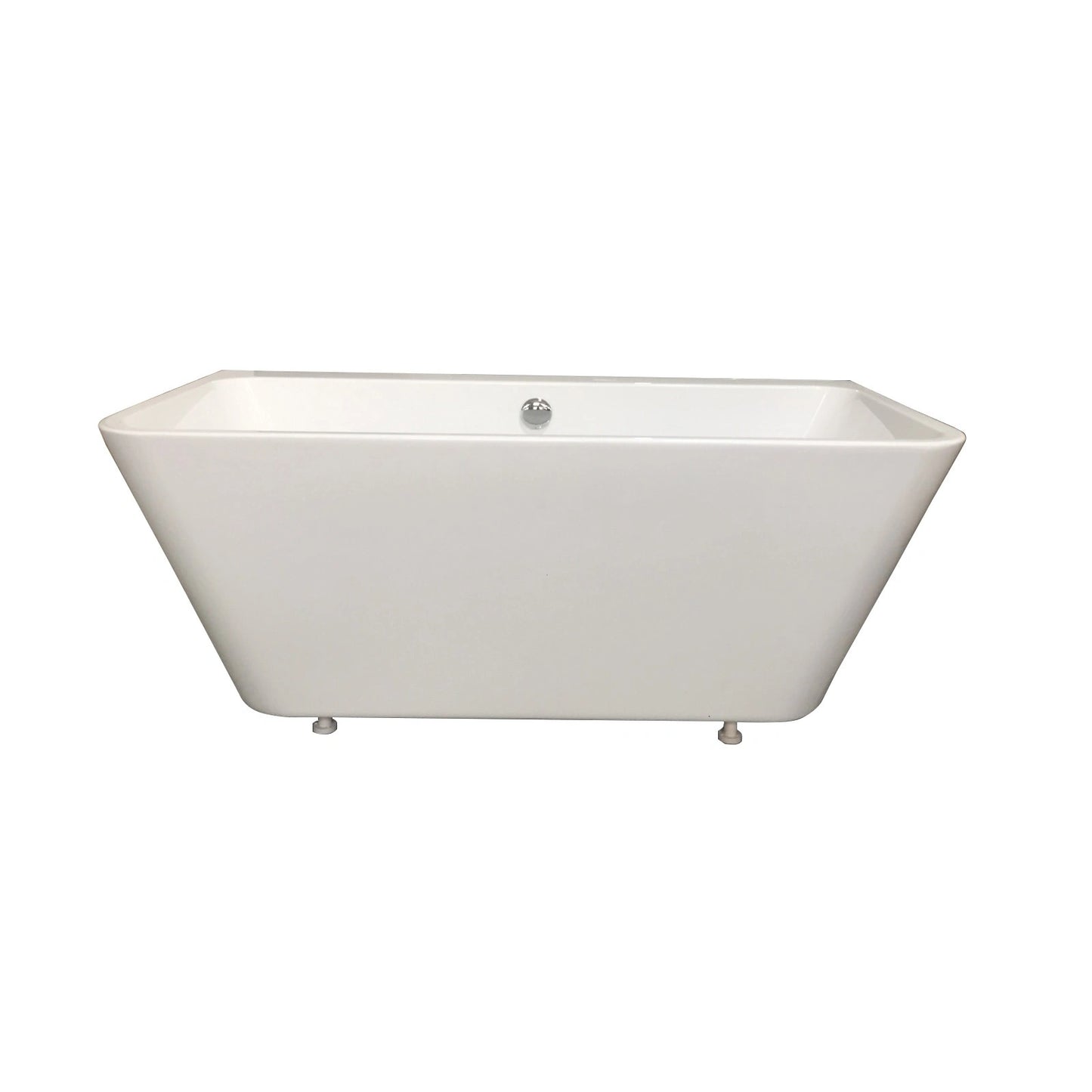 Ancora Square Back To Wall Freestanding Bath