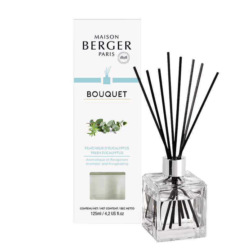 Fresh Eucalyptus Clear Cube Scented Bouquet
