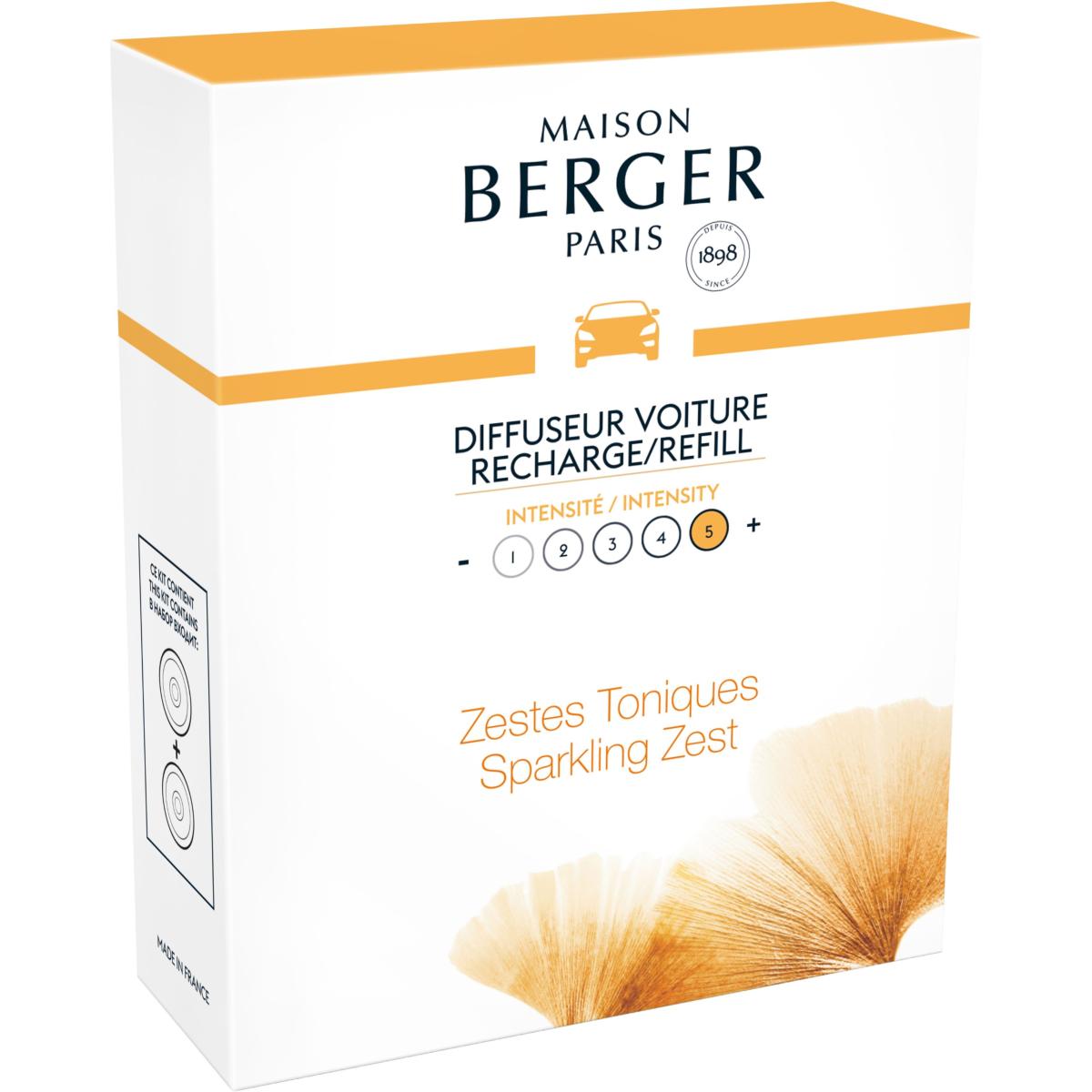 Aroma Energy Sparkling Zest Car Diffuser Refills