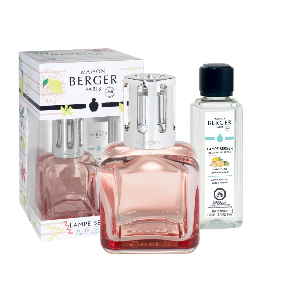 Pink Ice Cube Lampe Berger Lemon Tonic Gift Set
