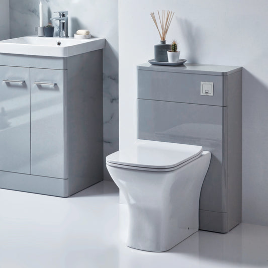 Porto Back to Wall Scudo WC Toilet with Soft Close Toilet Seat