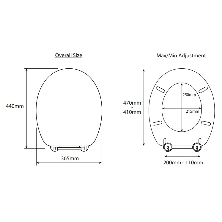 Croydex FLEXI-FIX™ Rutland Toilet Seat