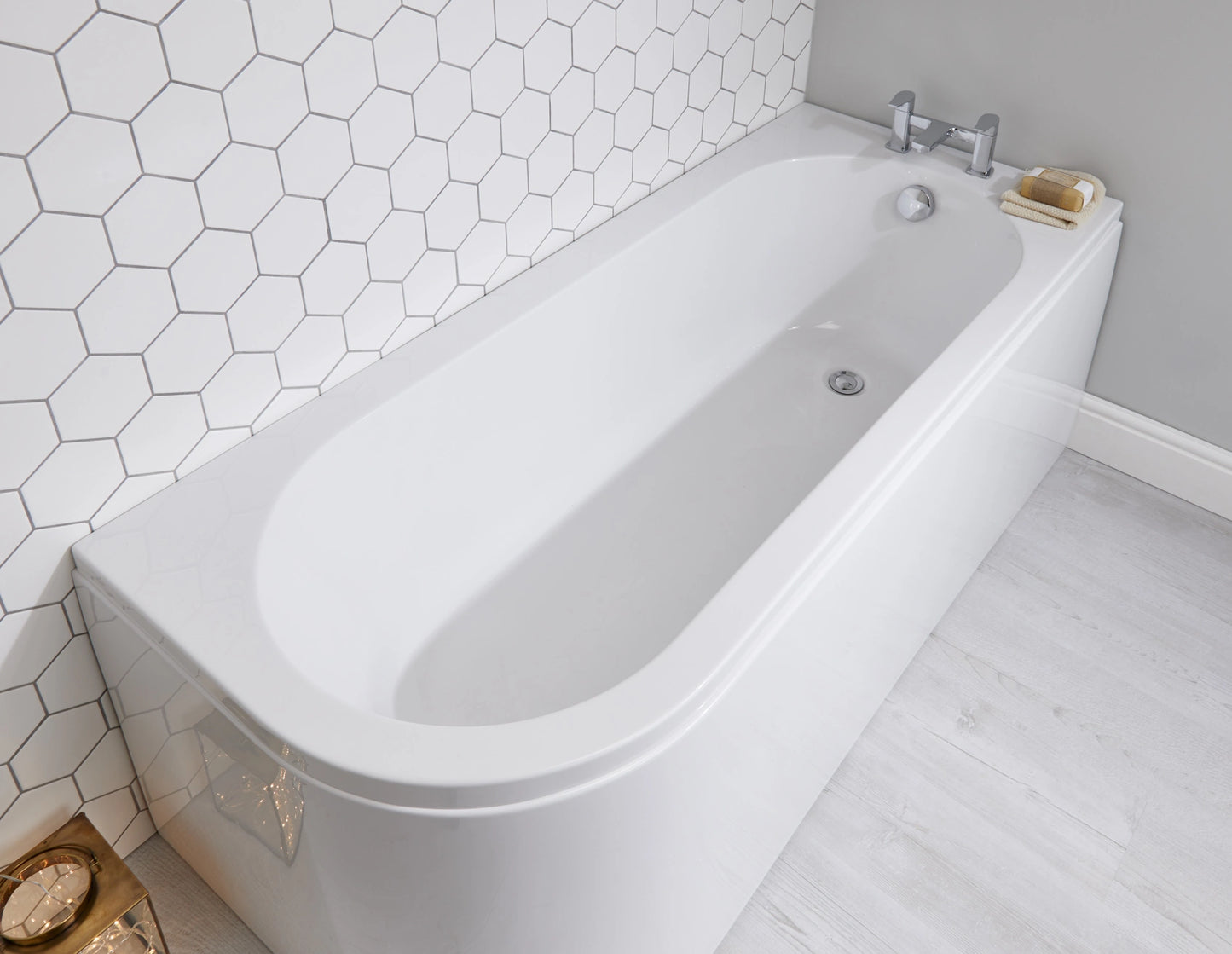 Oban Single Ended Straight Bath 1700 x 725mm
