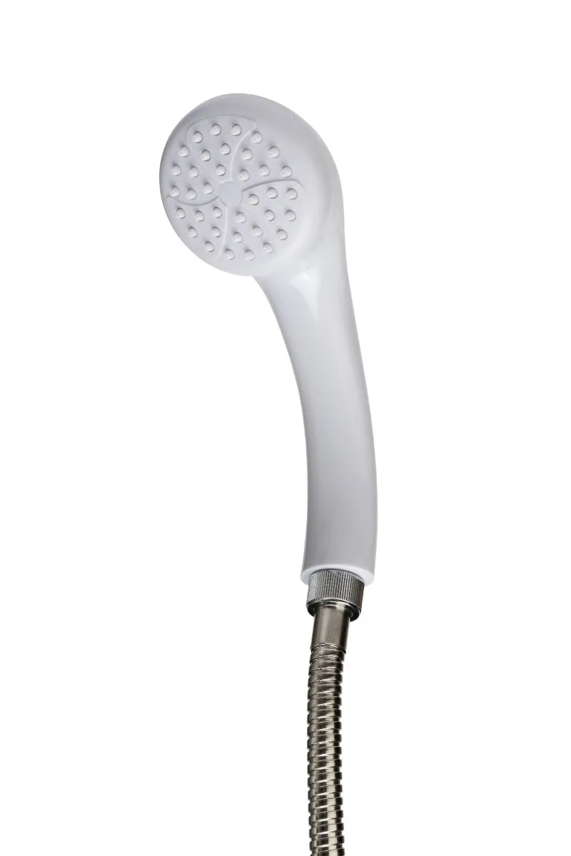 Croydex White Chrome Bath Shower Mixer Set