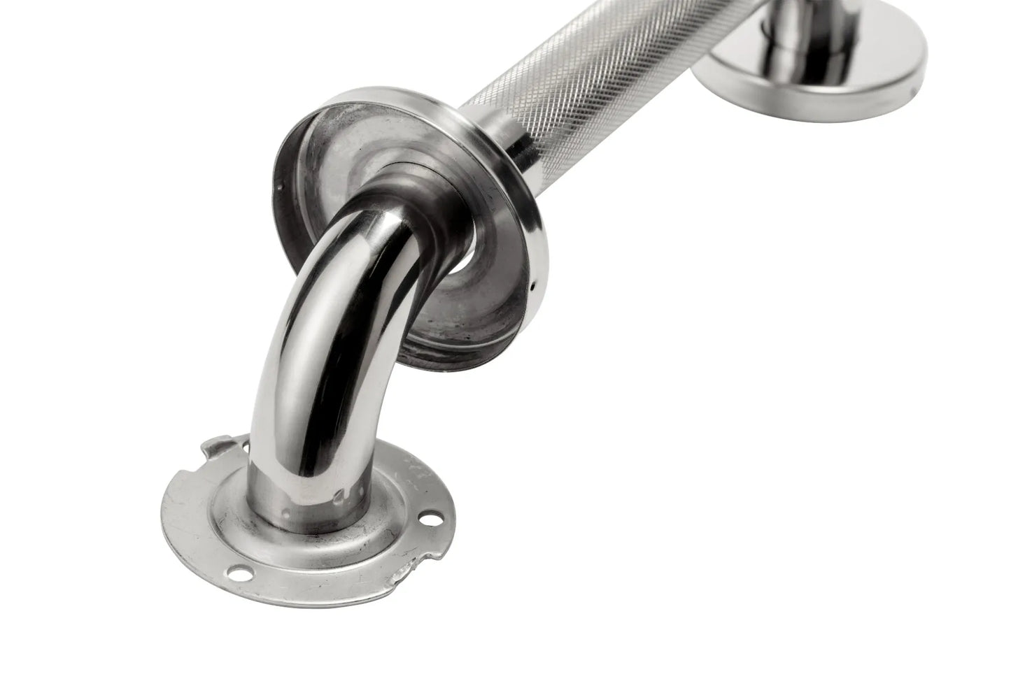 300mm Stainless Steel Straight Grab Bar With Anti-Slip Grip Croydex