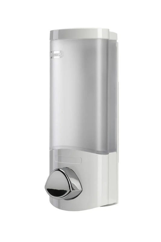 White Euro Single Dispenser Uno Croydex
