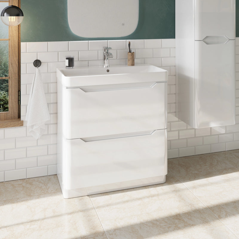 Ella two drawer vanity unit