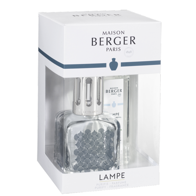 Ginkgo Ice Cube Lampe Berger Delicate White Musk Gift Set