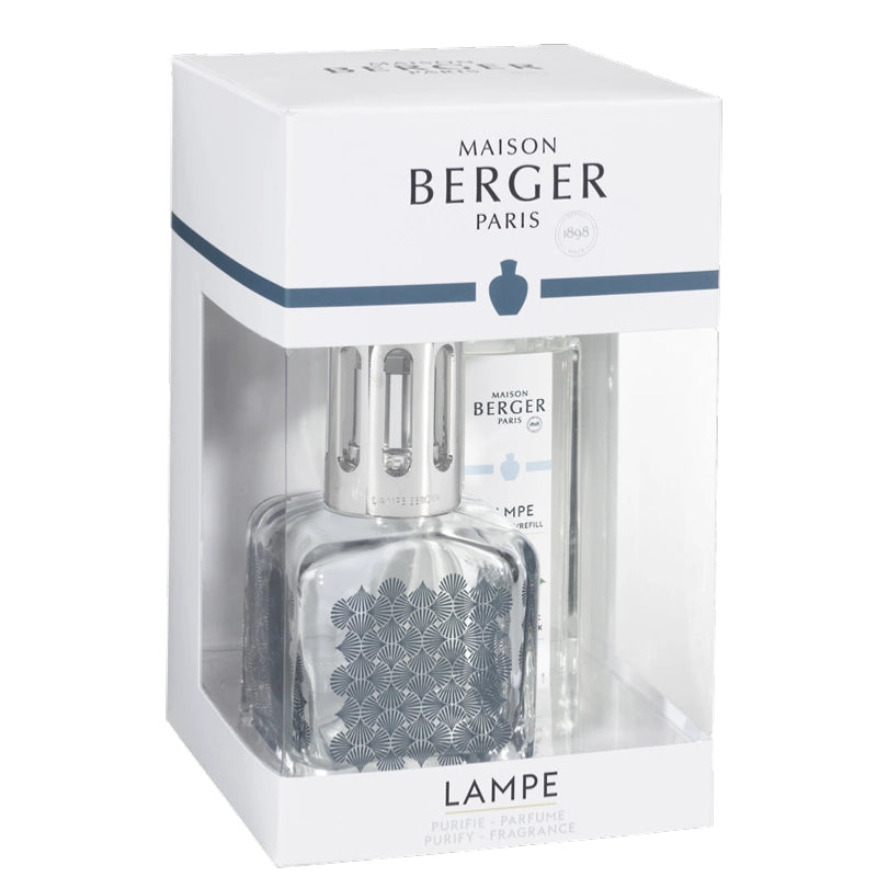 Ginkgo Ice Cube Lampe Berger Delicate White Musk Gift Set