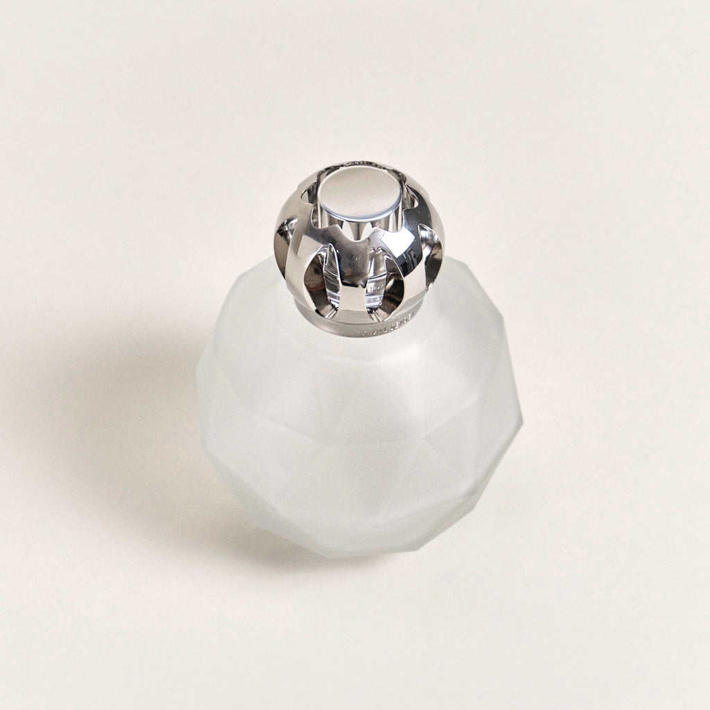 Geode Frosted White Lampe Berger