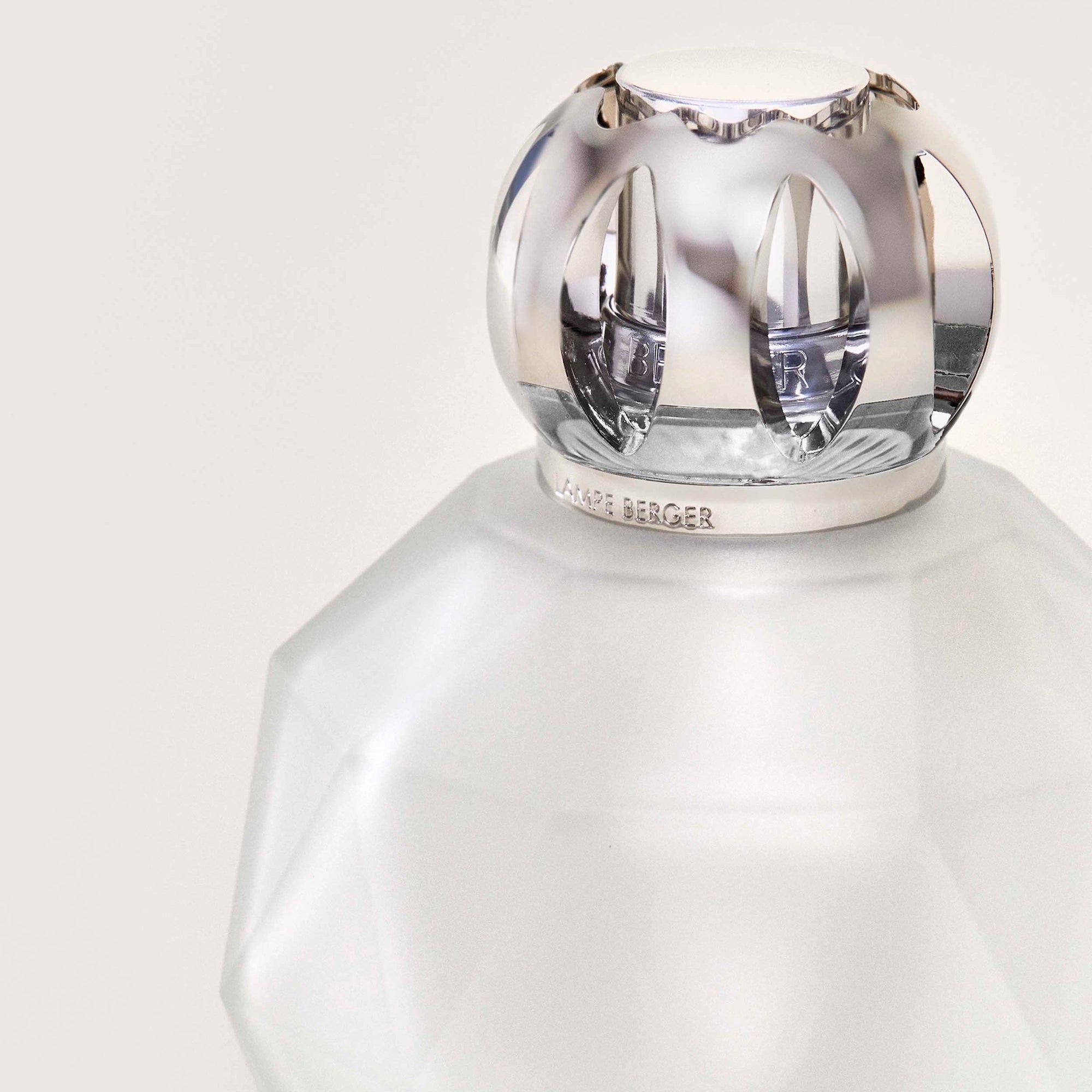 Geode Frosted White Lampe Berger