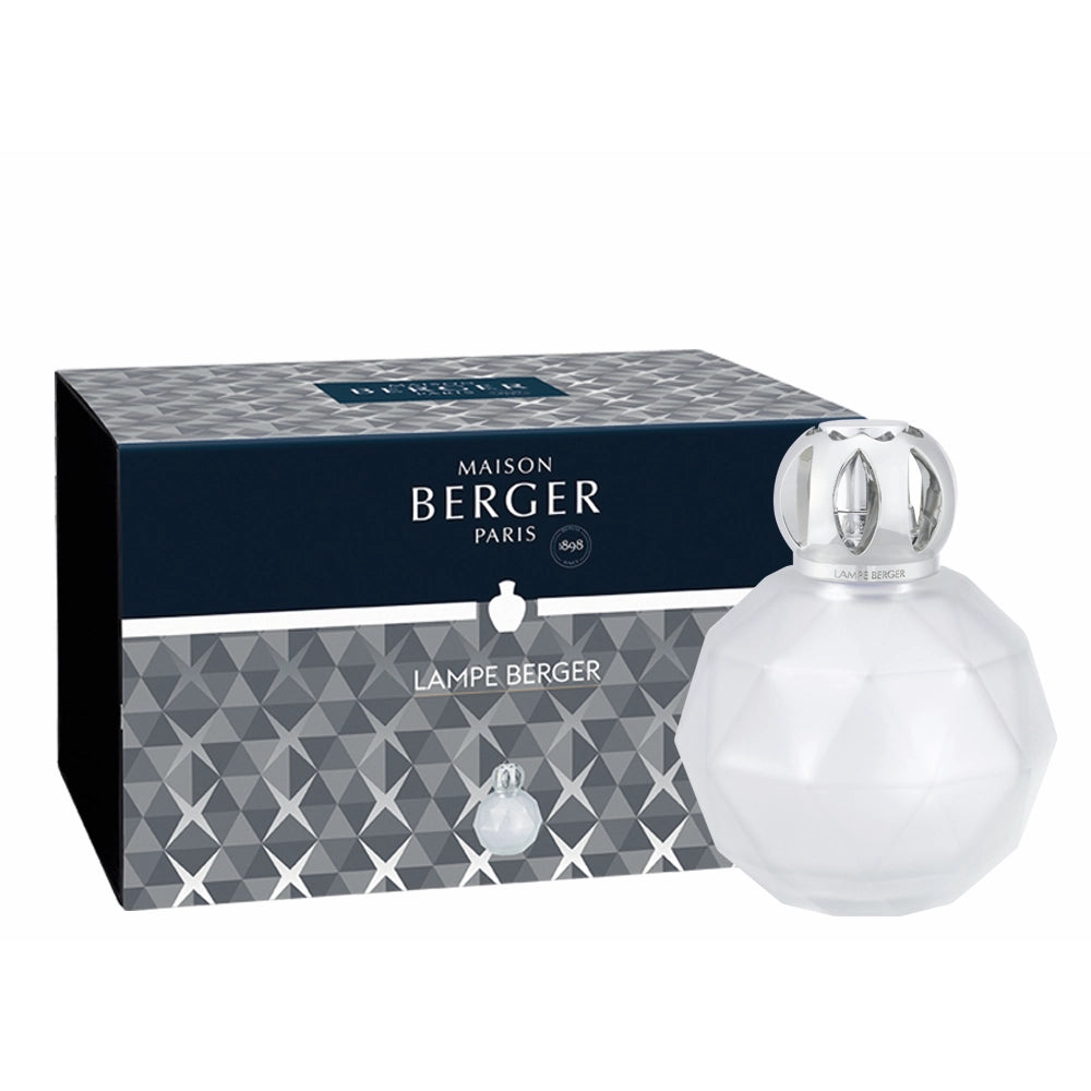 Geode Frosted White Lampe Berger