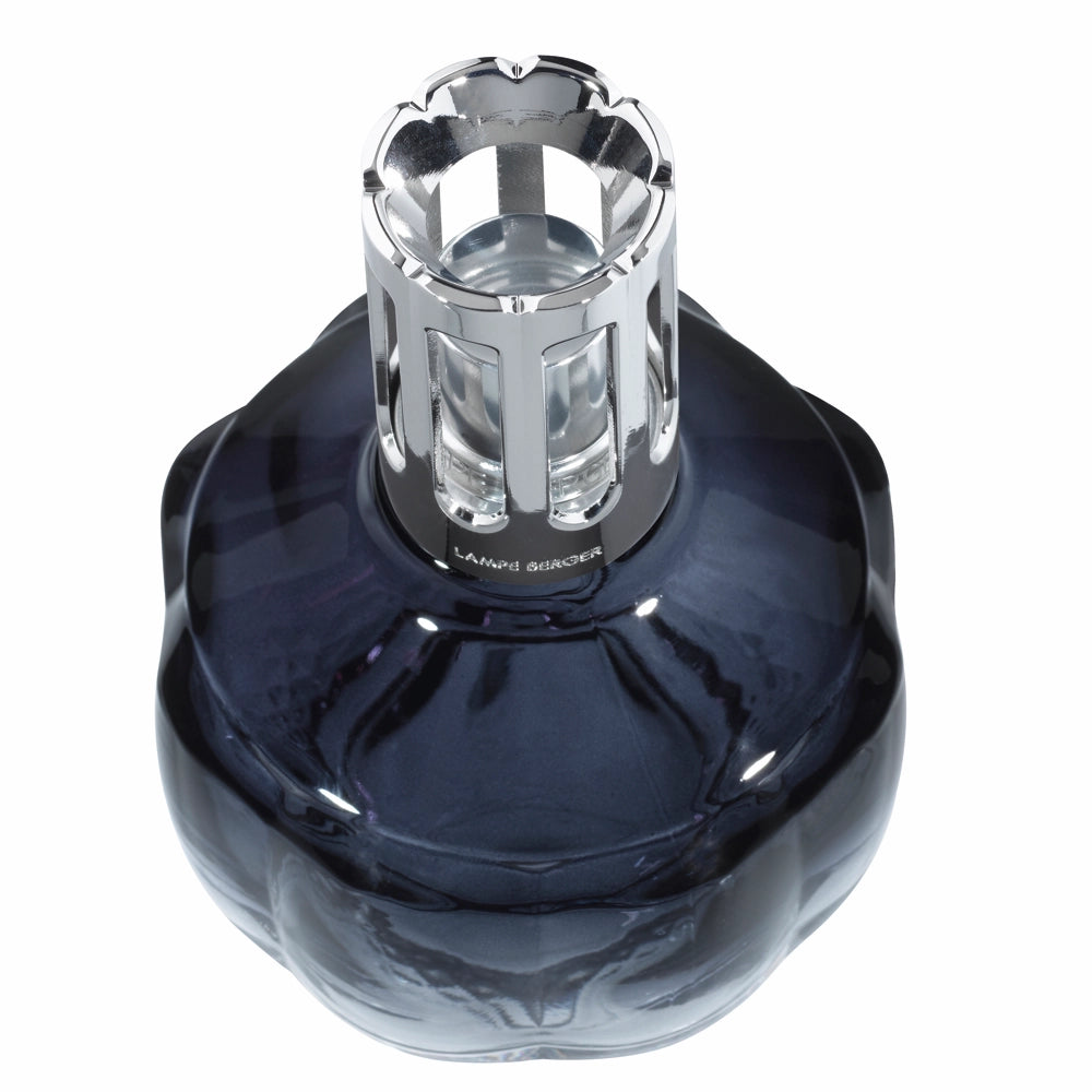 Midnight Blue Molecule Underneath the Magnolias Lamp Berger Gift Set