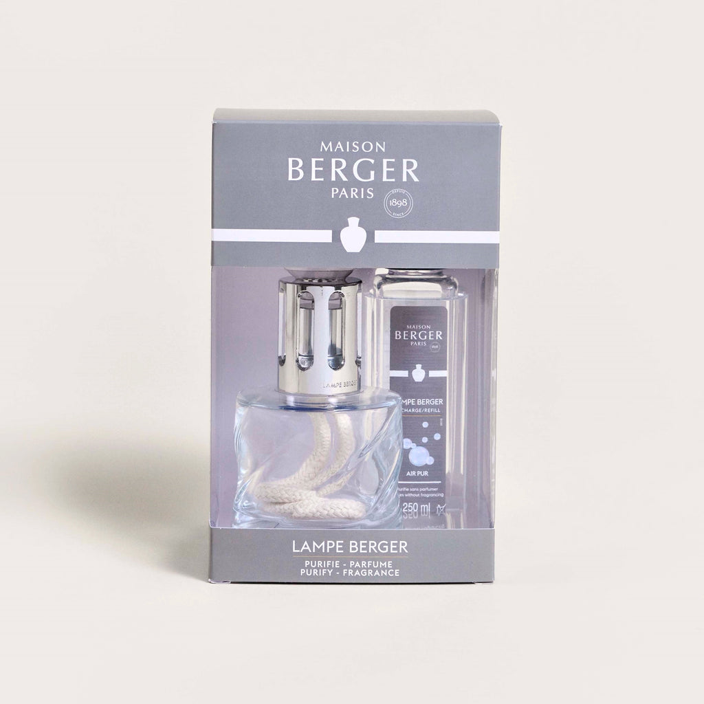 Spiral Transparent Neutral Lamp Berger Gift Set