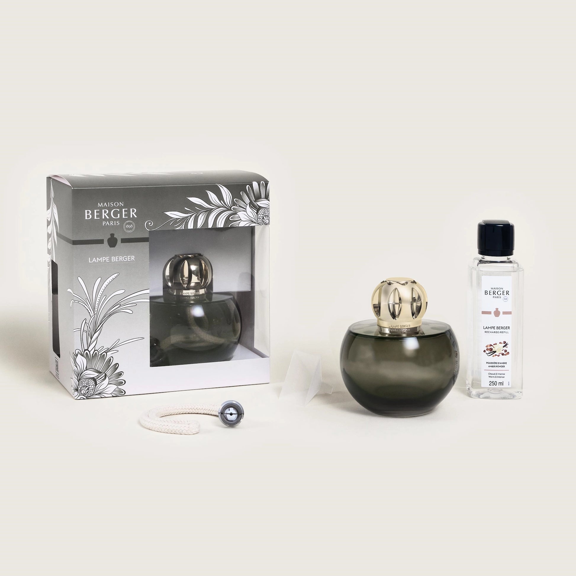 ASTRAL Grey Lampe Gift Set By Maison Berger