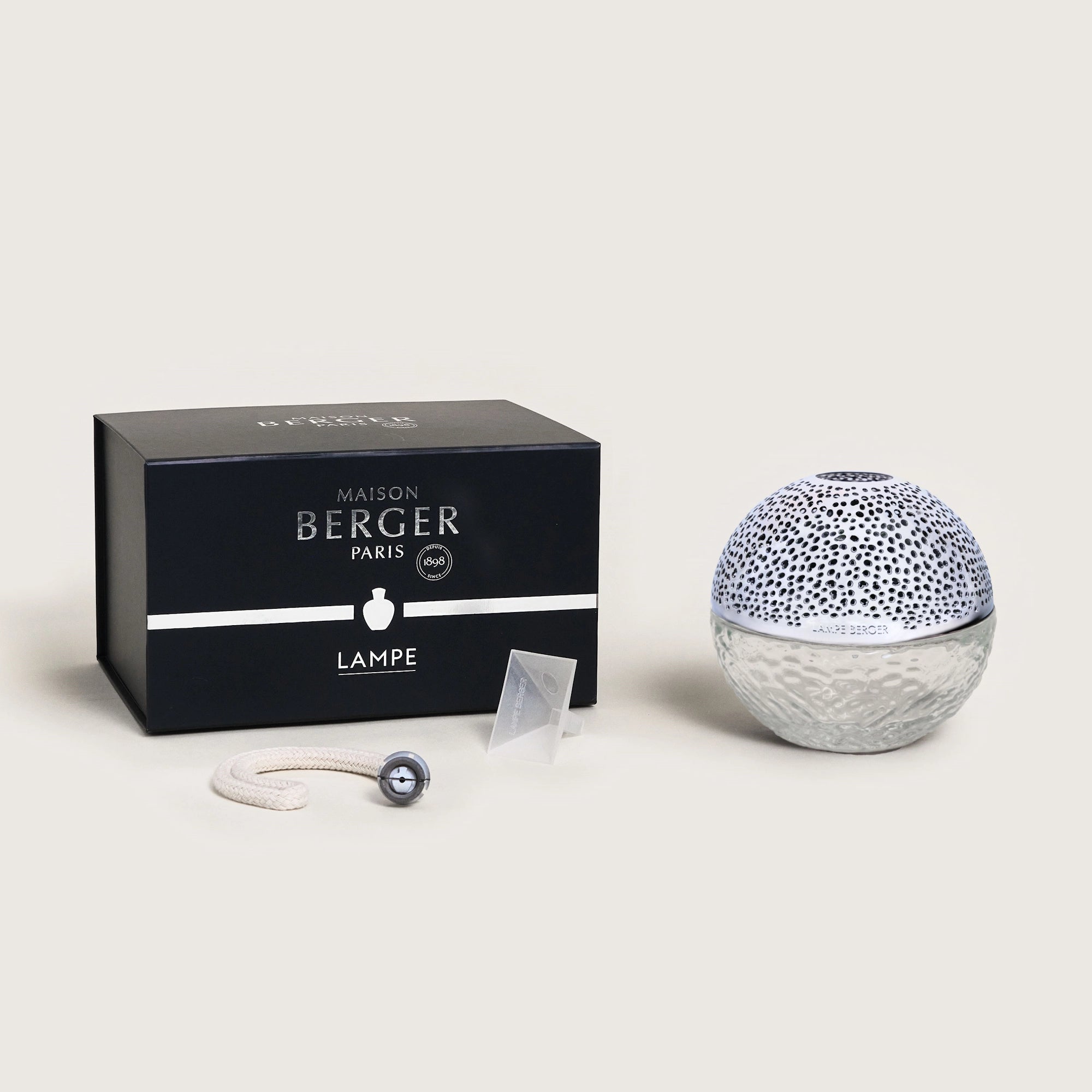 Gravity Transparent White Lamp Berger Gift Set
