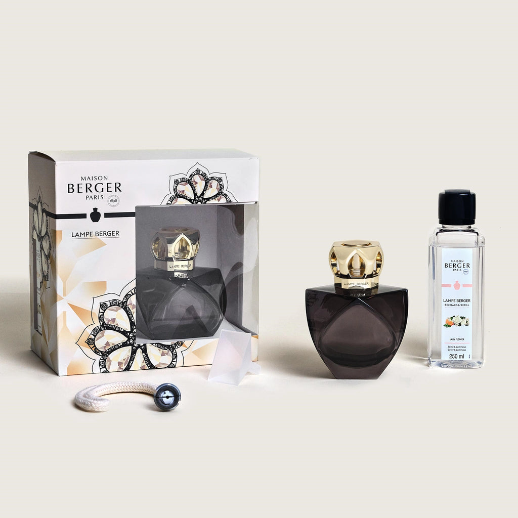 Black Eternity Lady Flower Lamp Berger Gift Set