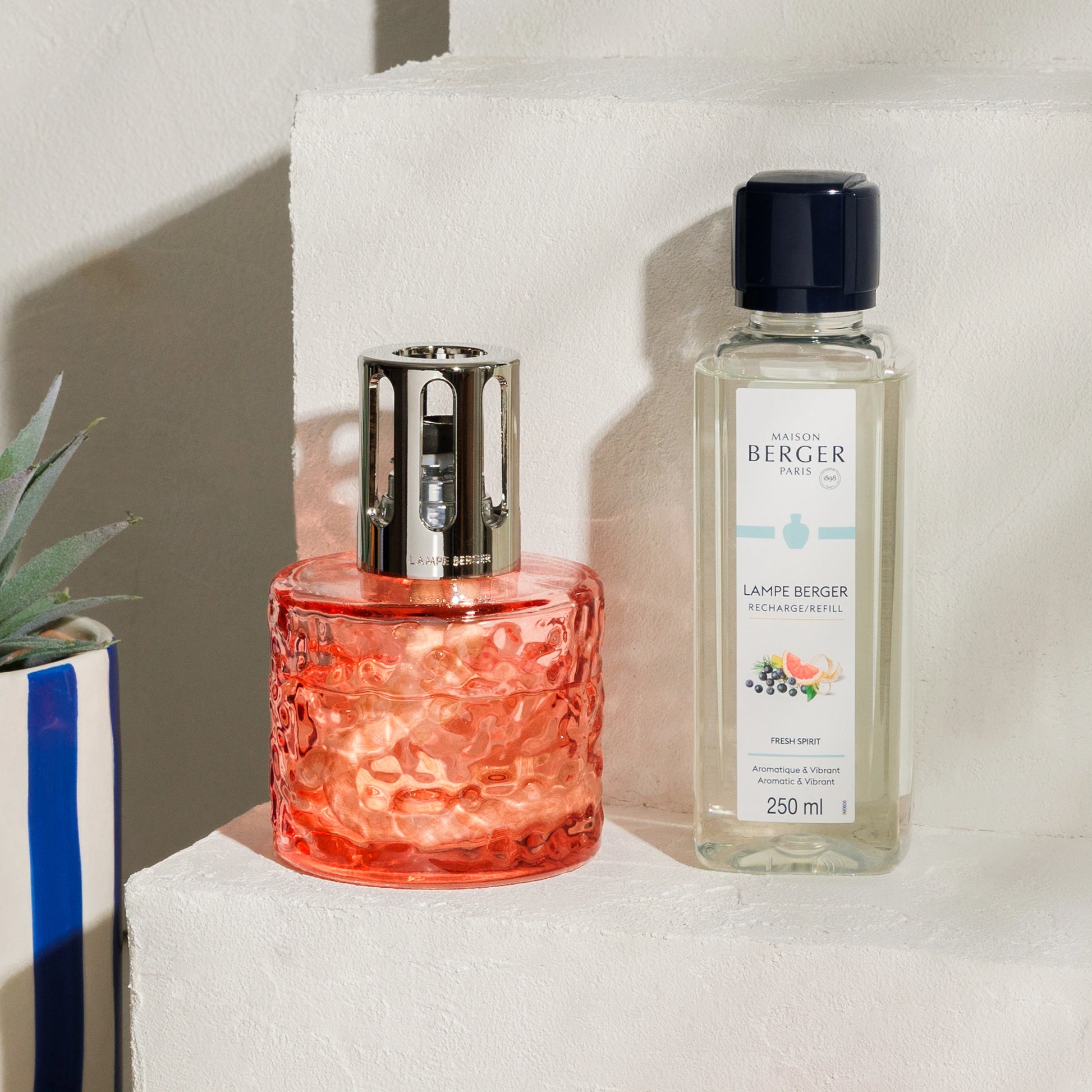 Coral Summer Fresh Spirit Lamp Berger Gift Set