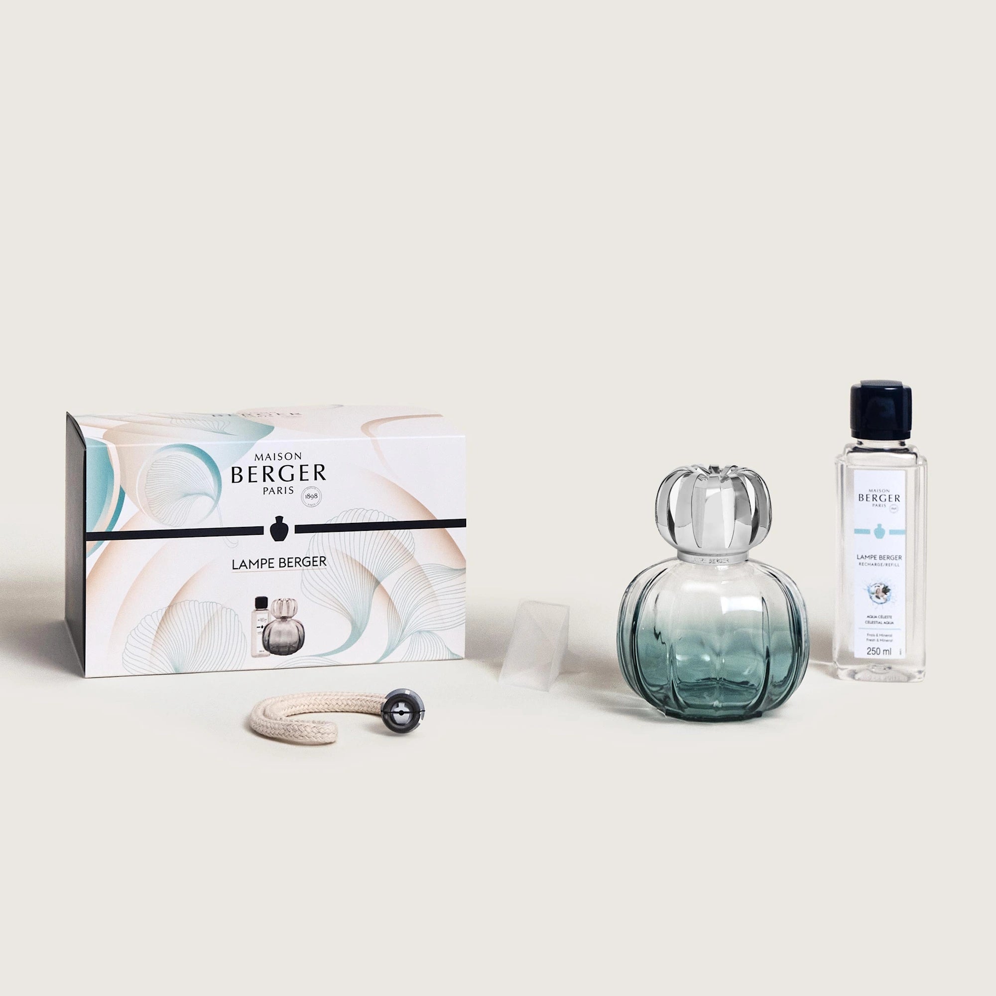 Green Corali Lamp Berger Gift Set