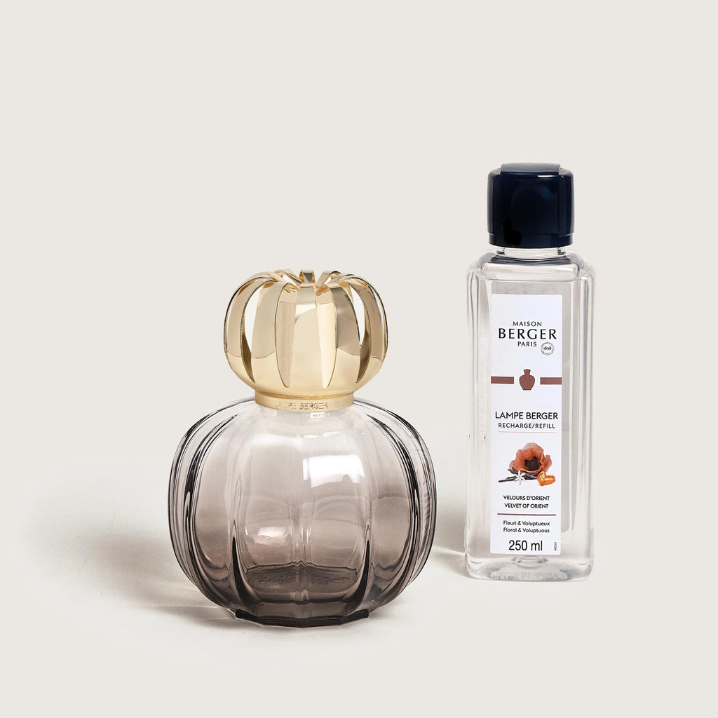 Grey Corali Lamp Berger Gift Set