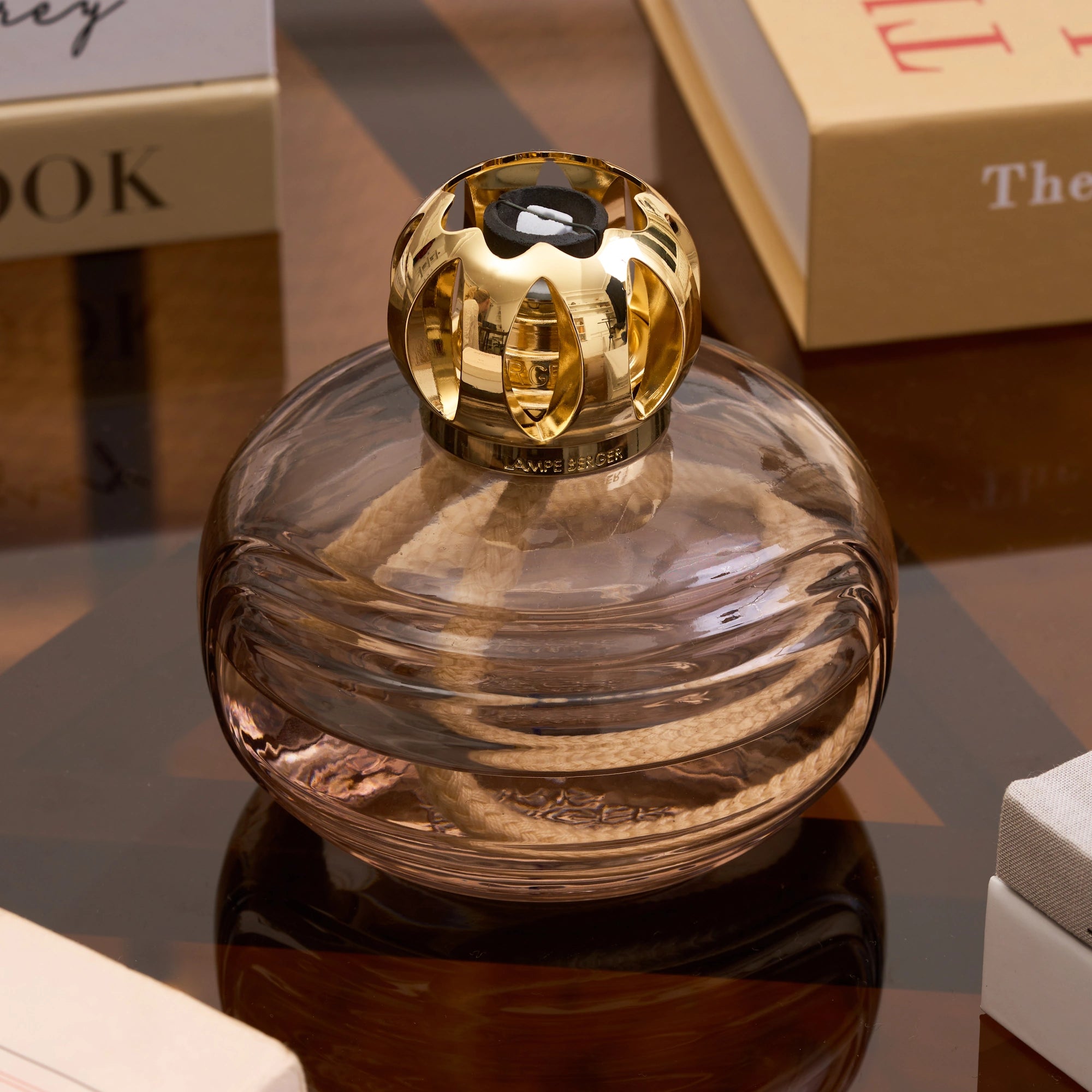 Brown Enigma Lamp Berger