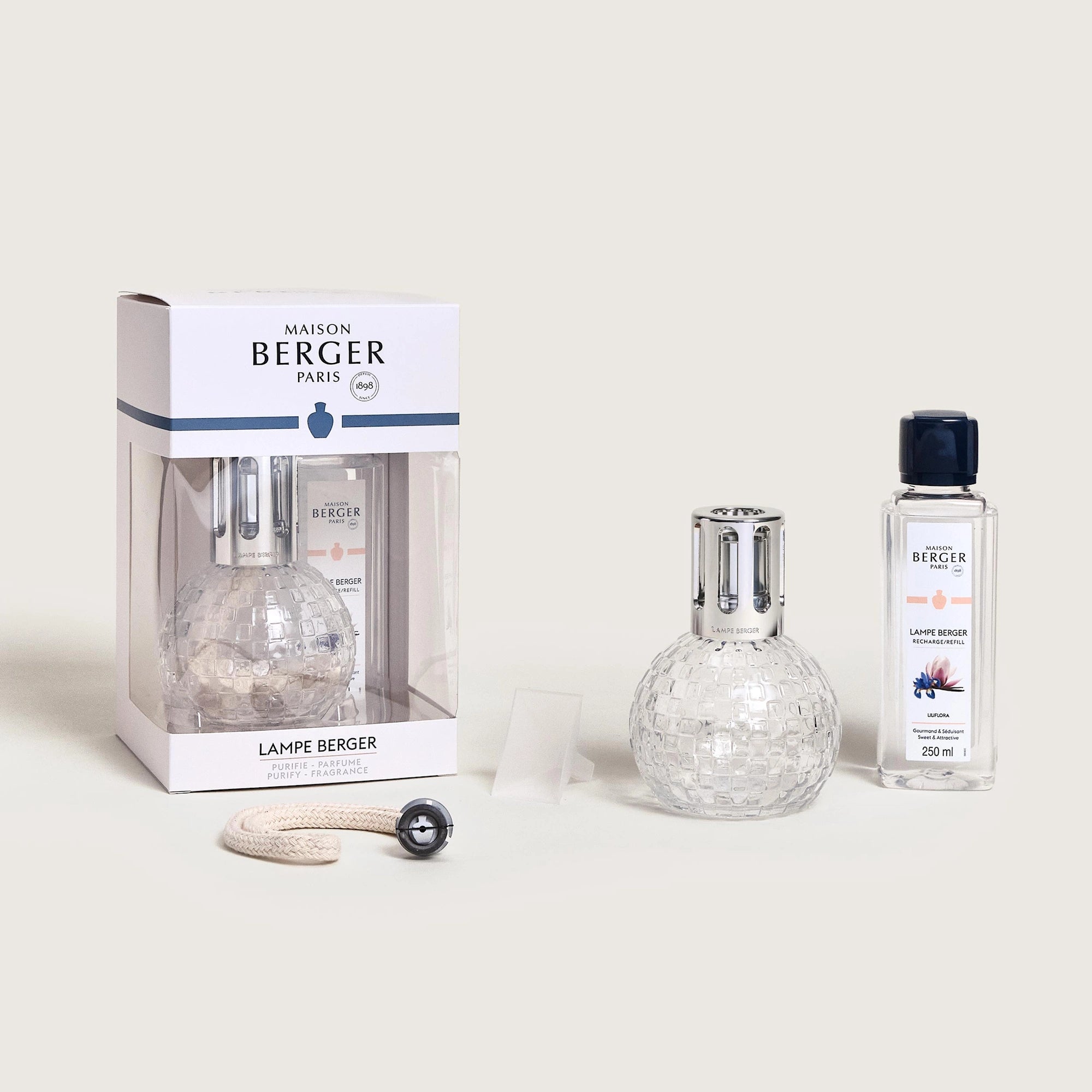 Transparent Disco Lamp Berger Gift Set