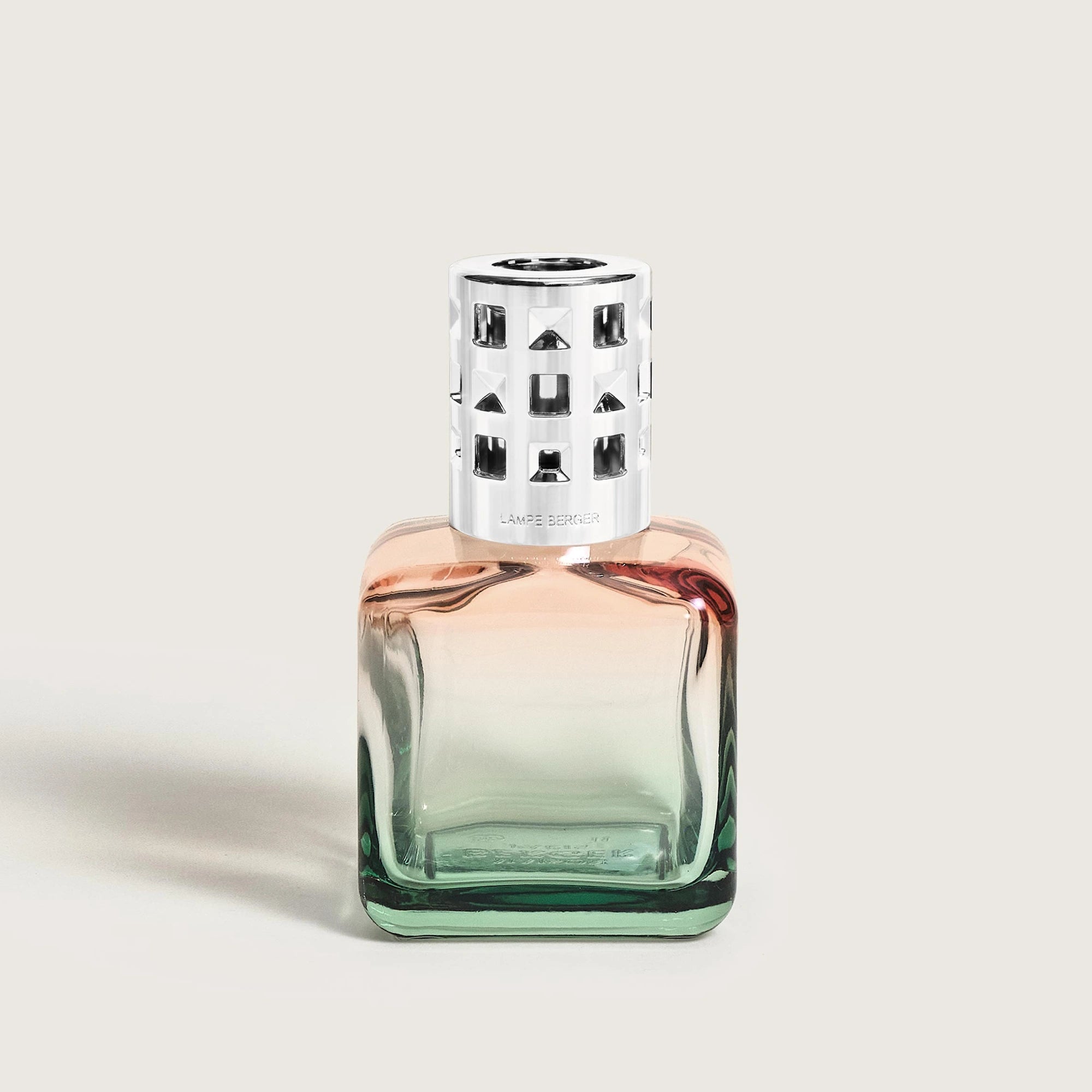 Peach / Green Ice Cube Lamp Berger Gift Set