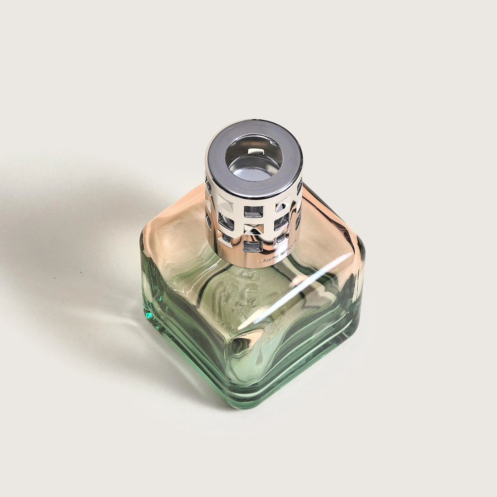 Peach / Green Ice Cube Lamp Berger Gift Set