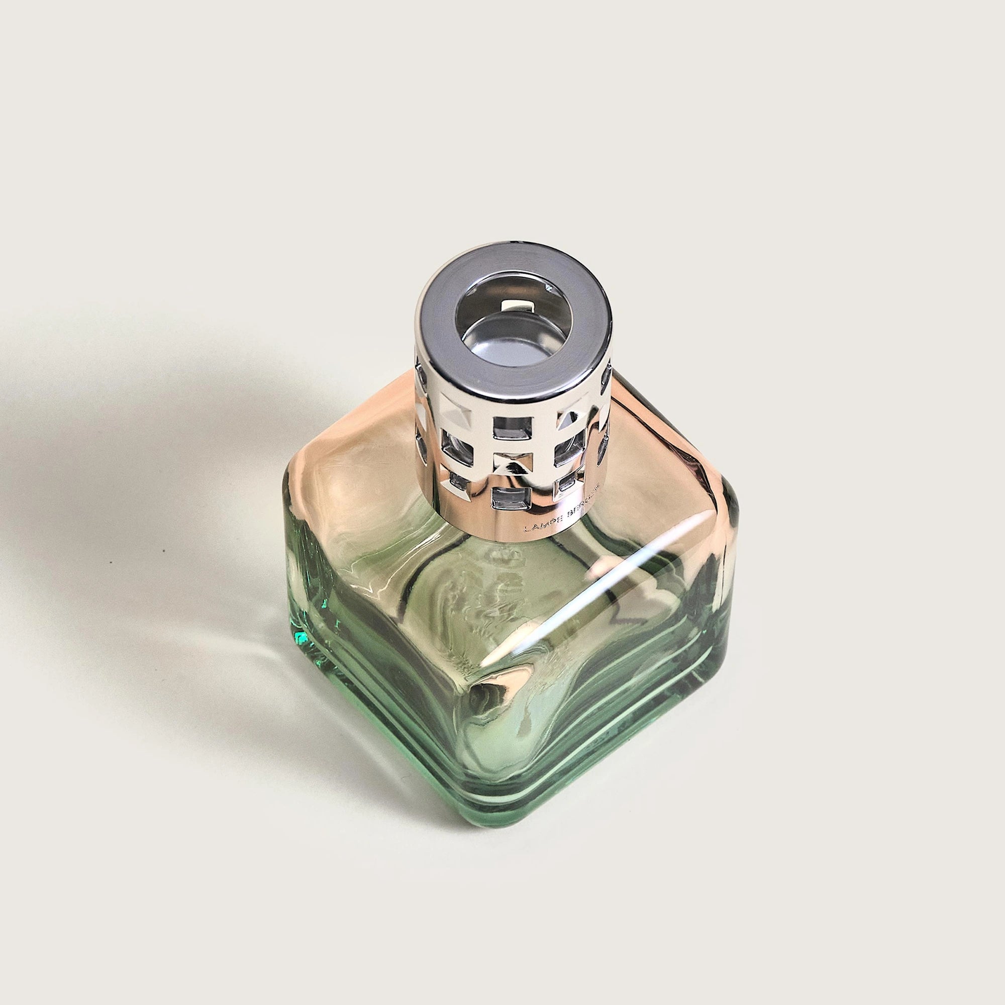 Peach / Green Ice Cube Lamp Berger Gift Set