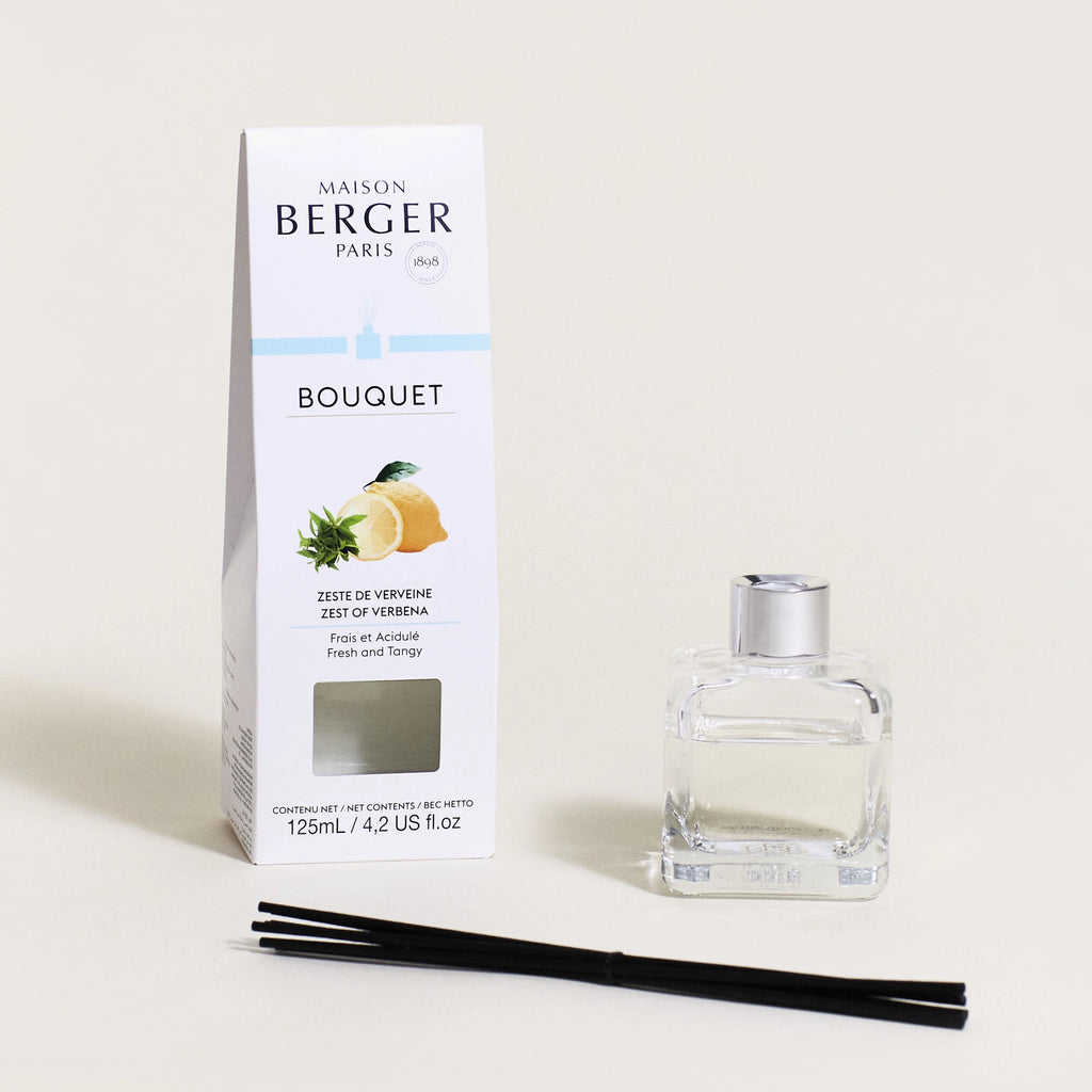 Zest of Verbena Clear Cube Scented Bouquet