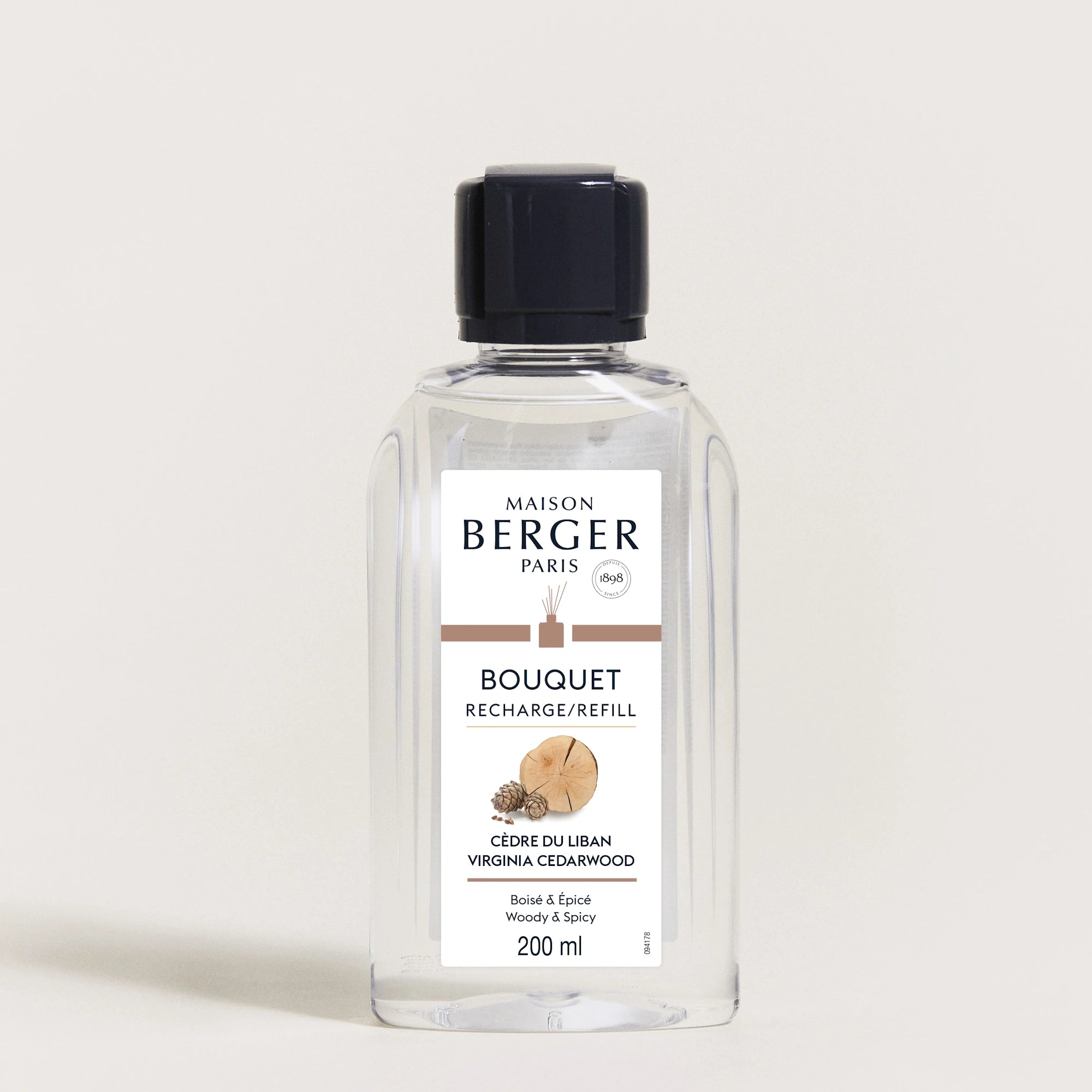Virginia Cedarwood Bouquet Refill 200ml - Maison Berger Paris