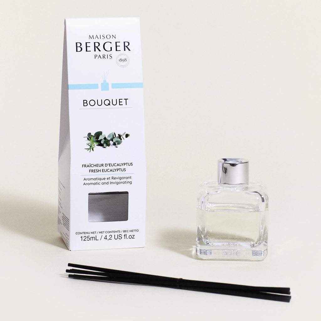 Fresh Eucalyptus Clear Cube Scented Bouquet