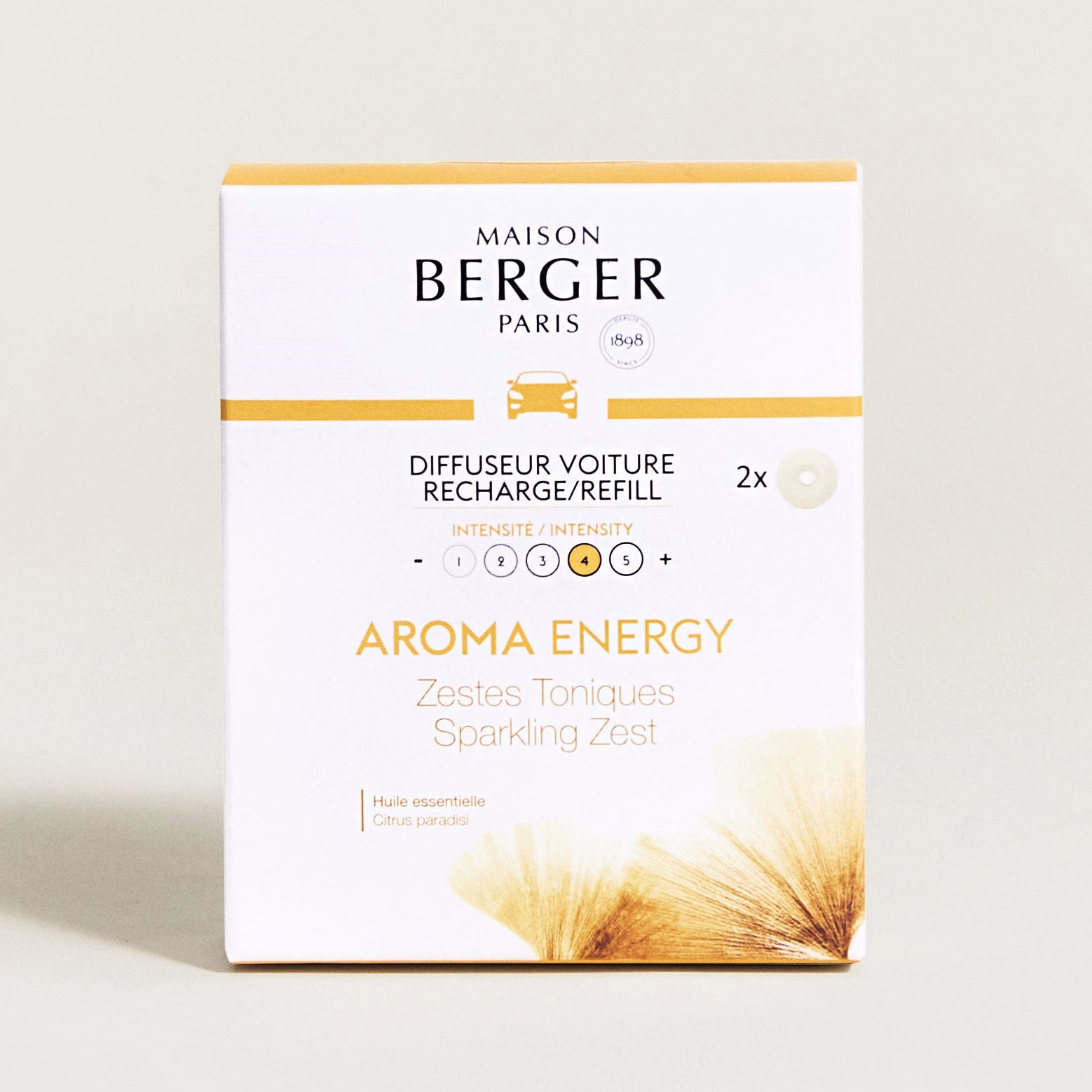 Aroma Energy Sparkling Zest Car Diffuser Refills
