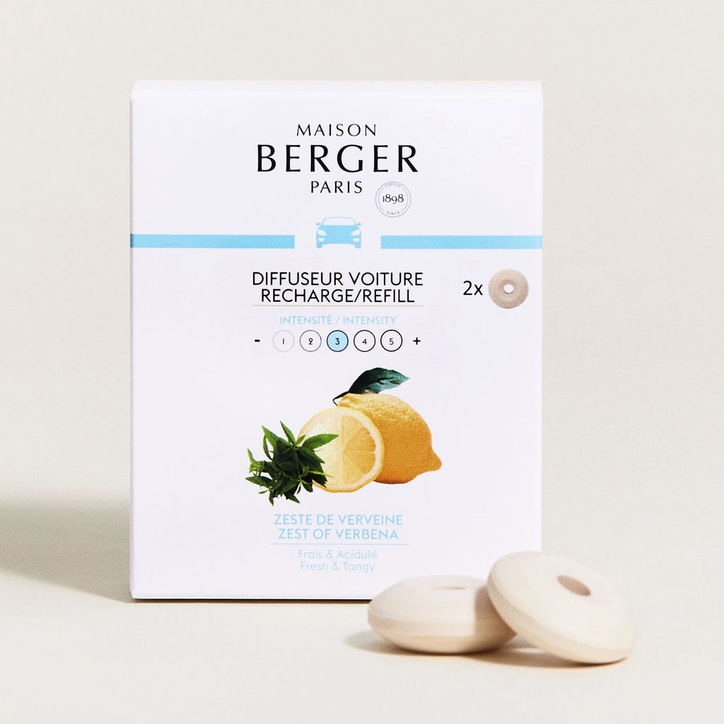 Zest of Verbena Car Diffuser Refills