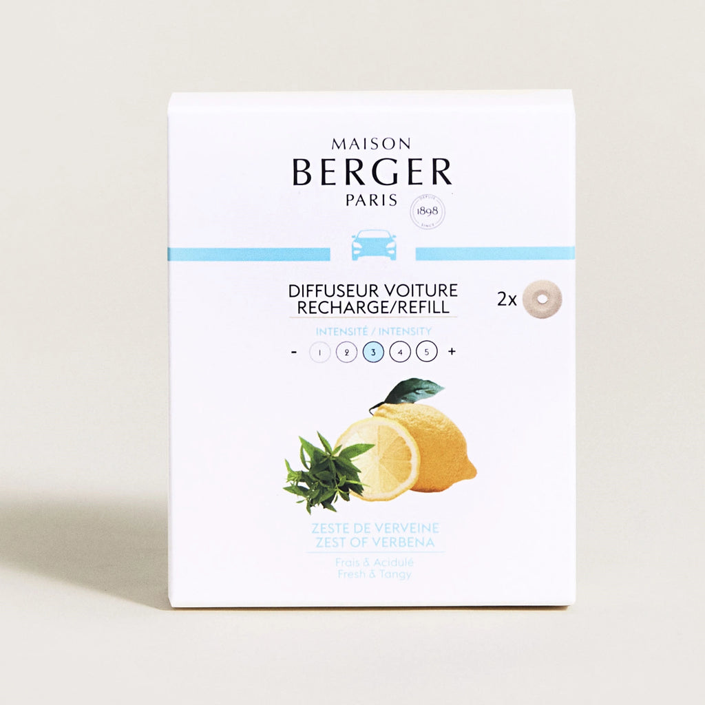 Zest of Verbena Car Diffuser Refills
