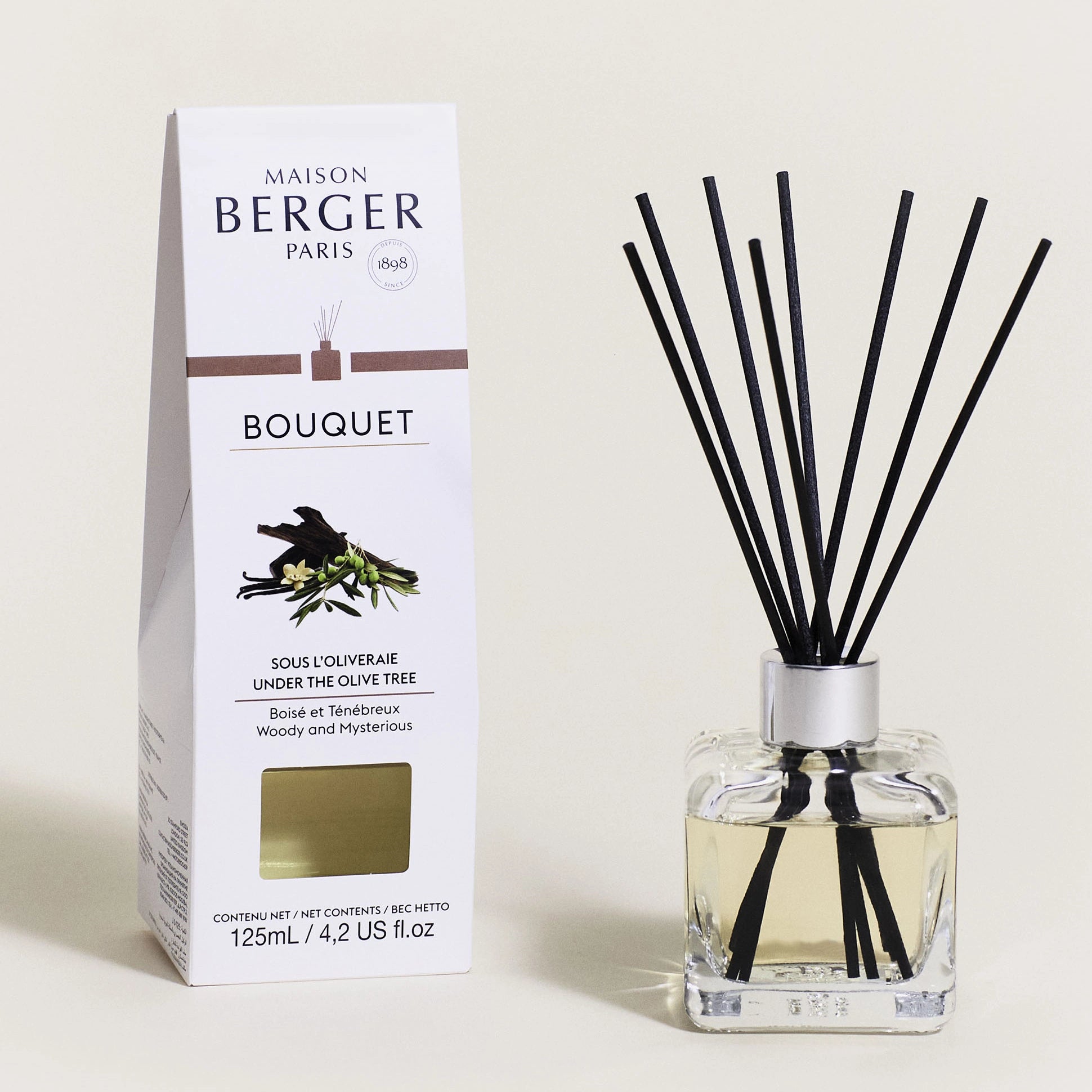 Under the Olive Tree Clear Cube Scented Bouquet Diffuser