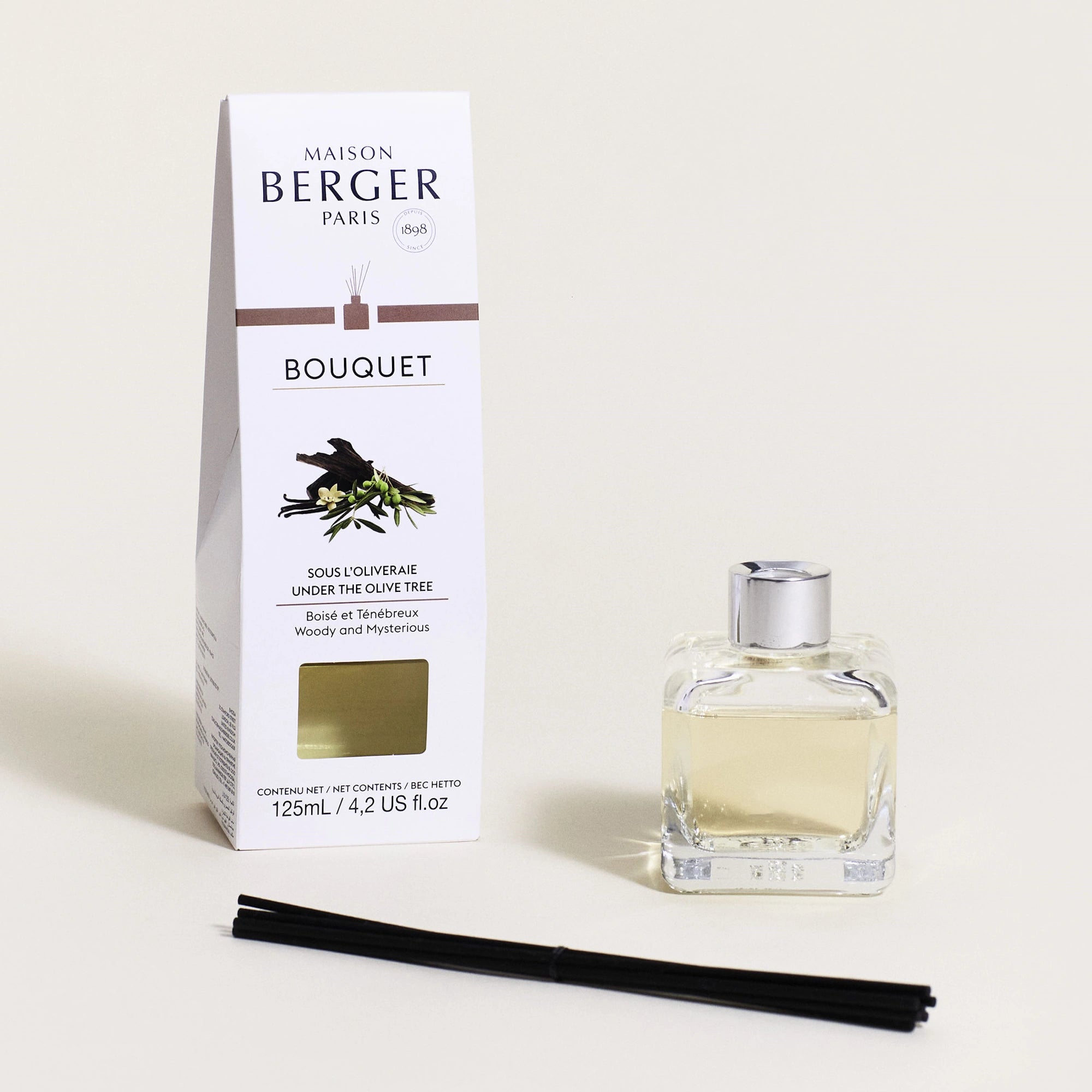 Under the Olive Tree Clear Cube Scented Bouquet Diffuser