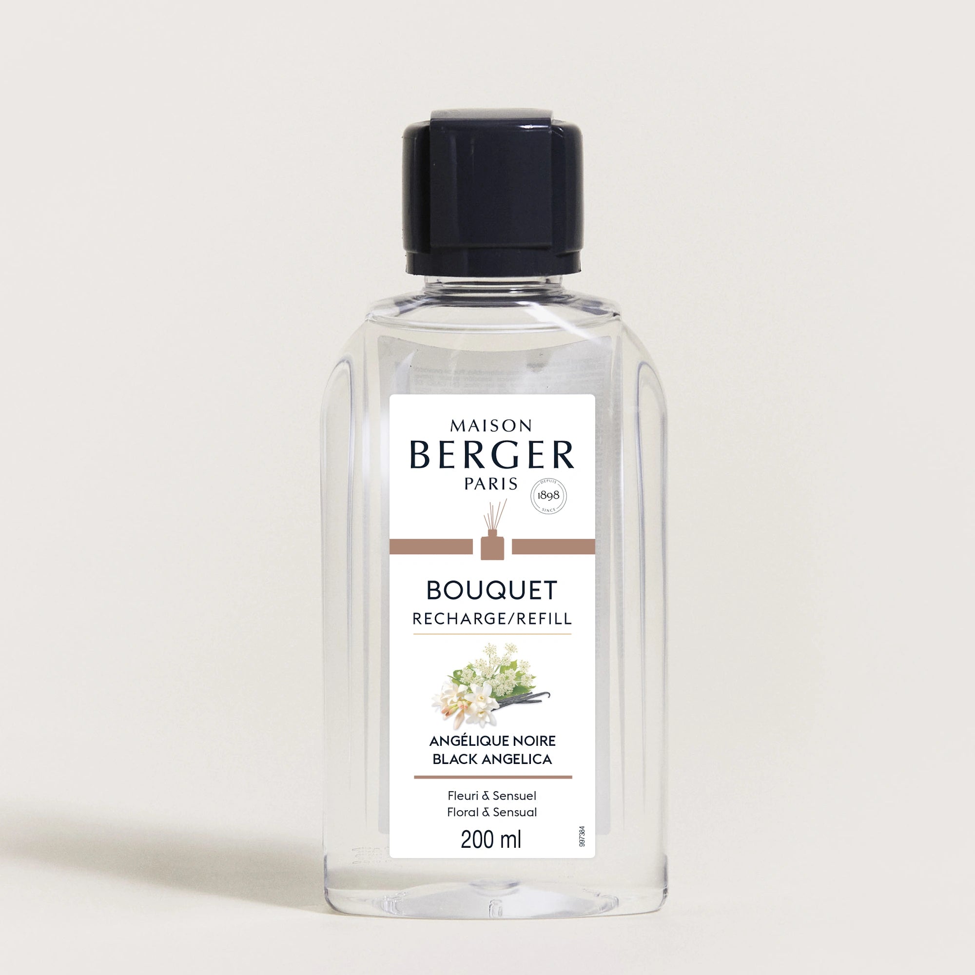 Black Angelica Bouquet Refill 200ml - Maison Berger Paris