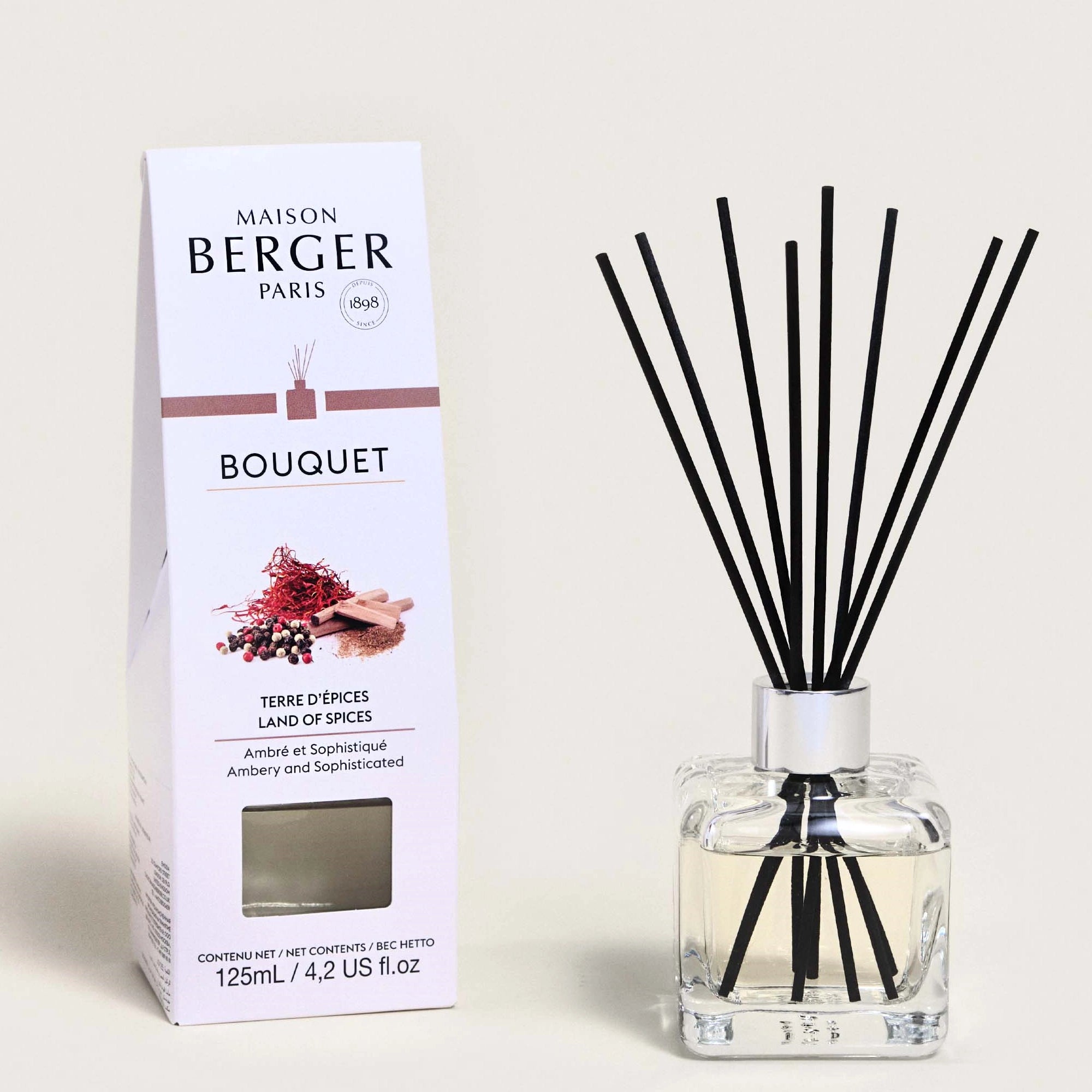 Land of Spices Clear Cube Scented Bouquet