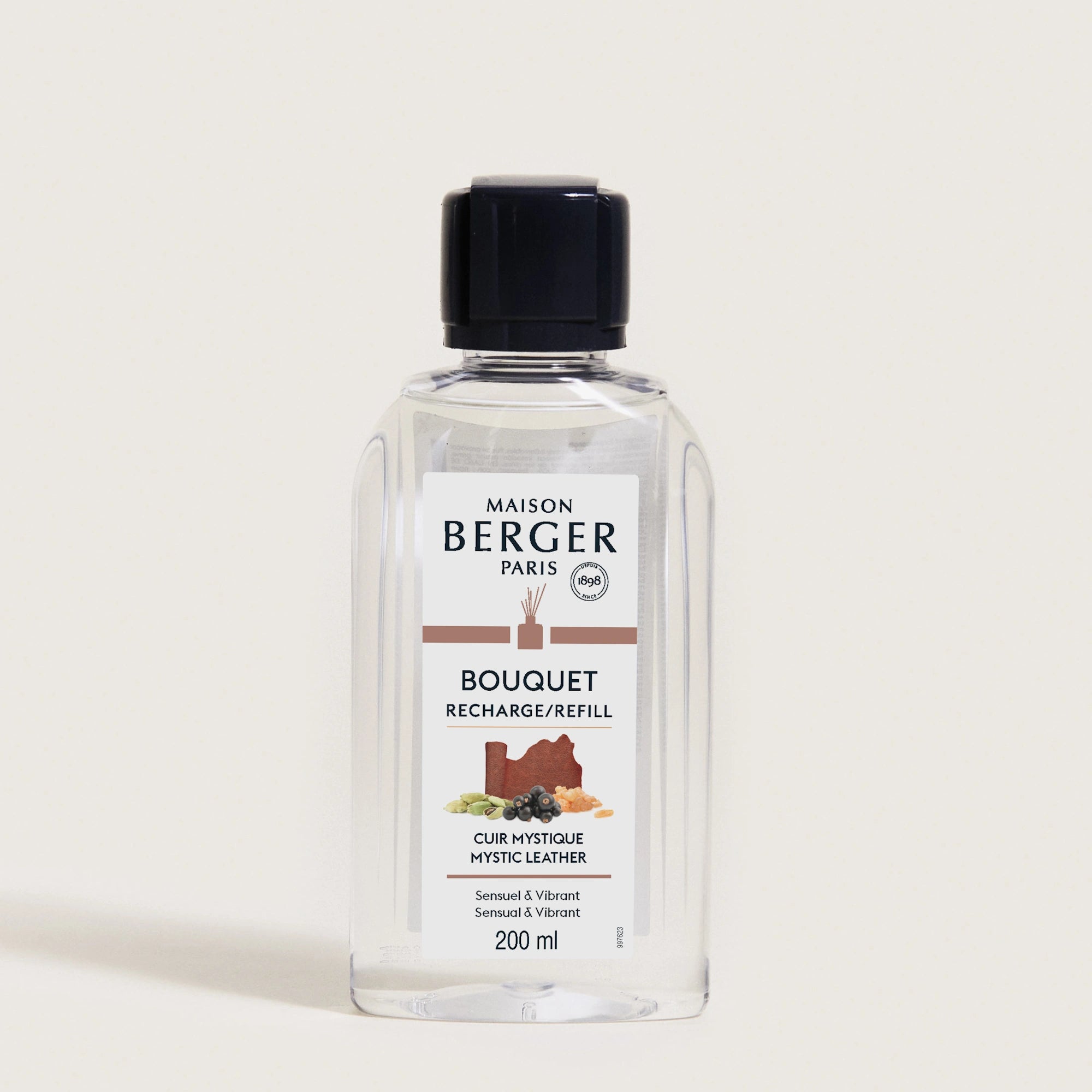 Mystic Leather Bouquet Refill 200ml - Maison Berger Paris