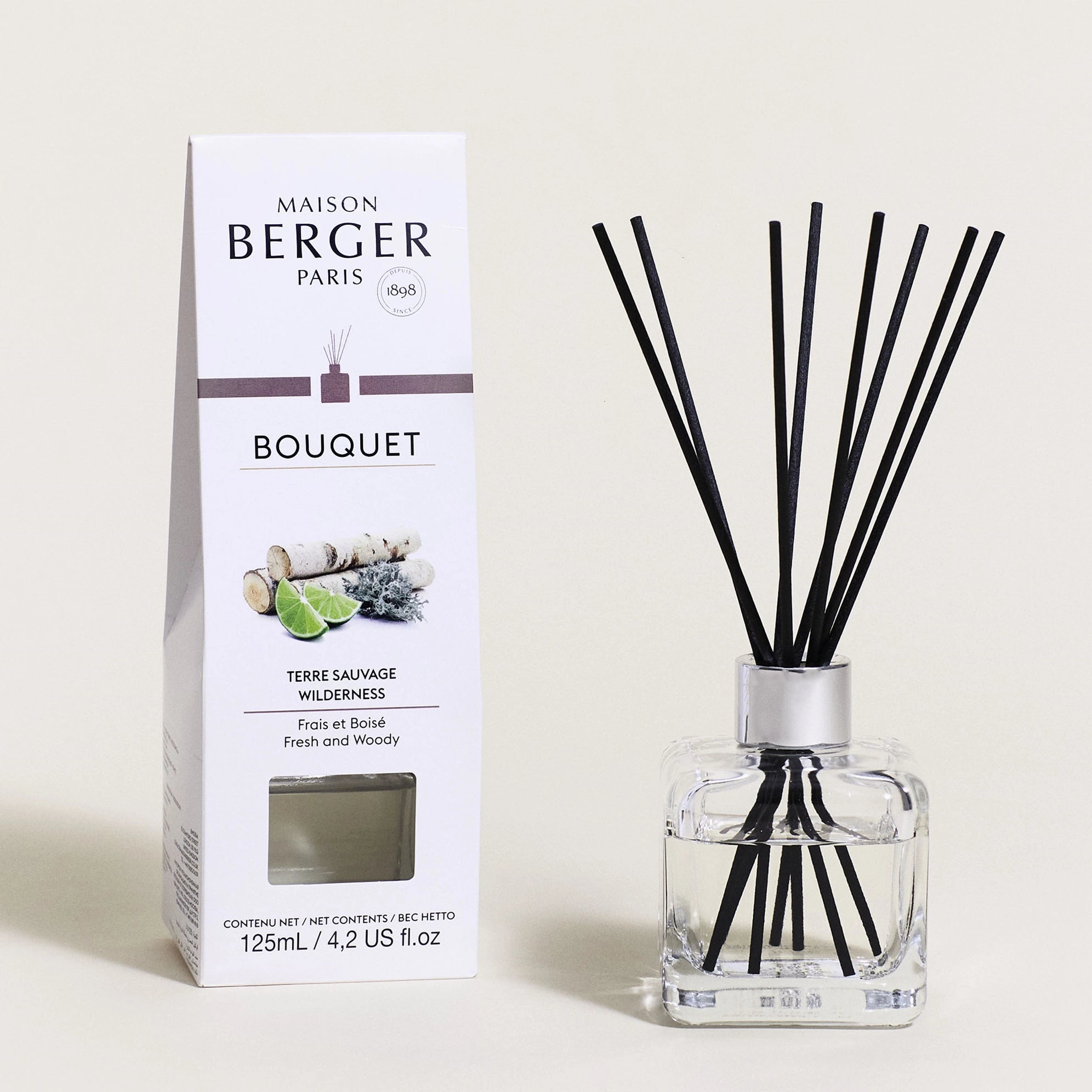 Wilderness Clear Cube Scented Bouquet Diffuser