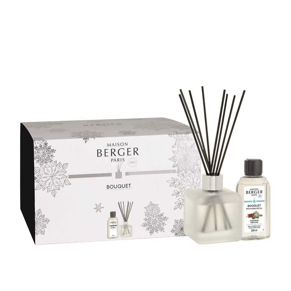 Festive Fir Frosted Ice Cube Scented Bouquet
