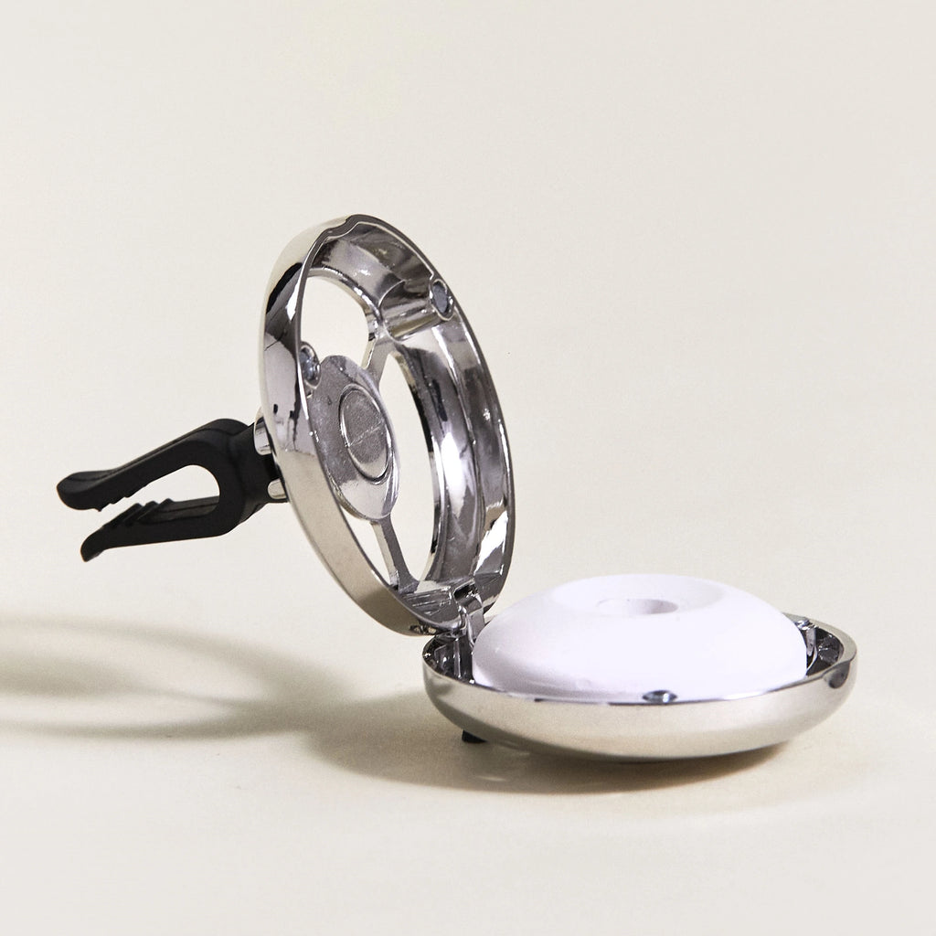 Adagio Silver Car Diffuser Gift Set