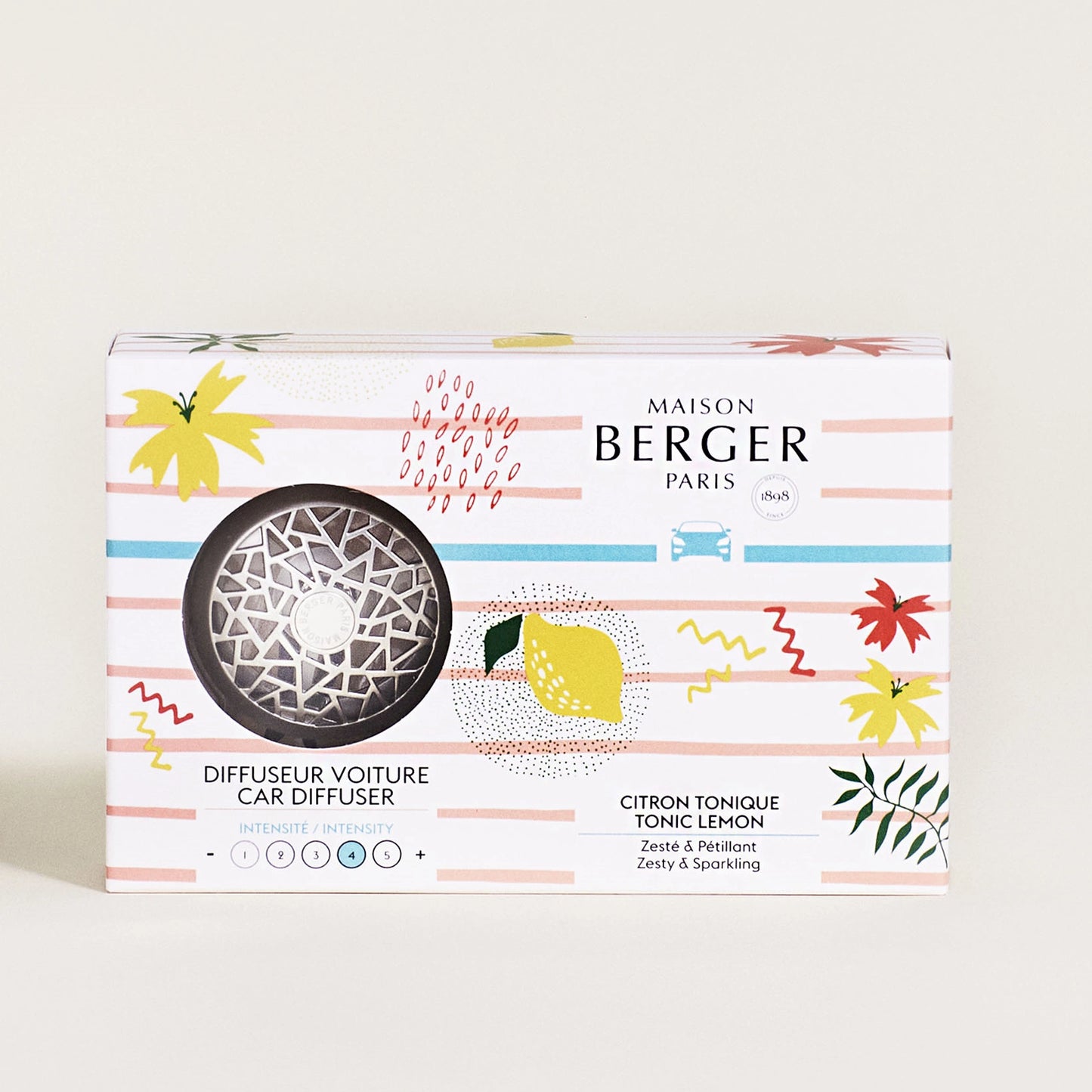 Tonic Lemon Riviera Car Diffuser Set