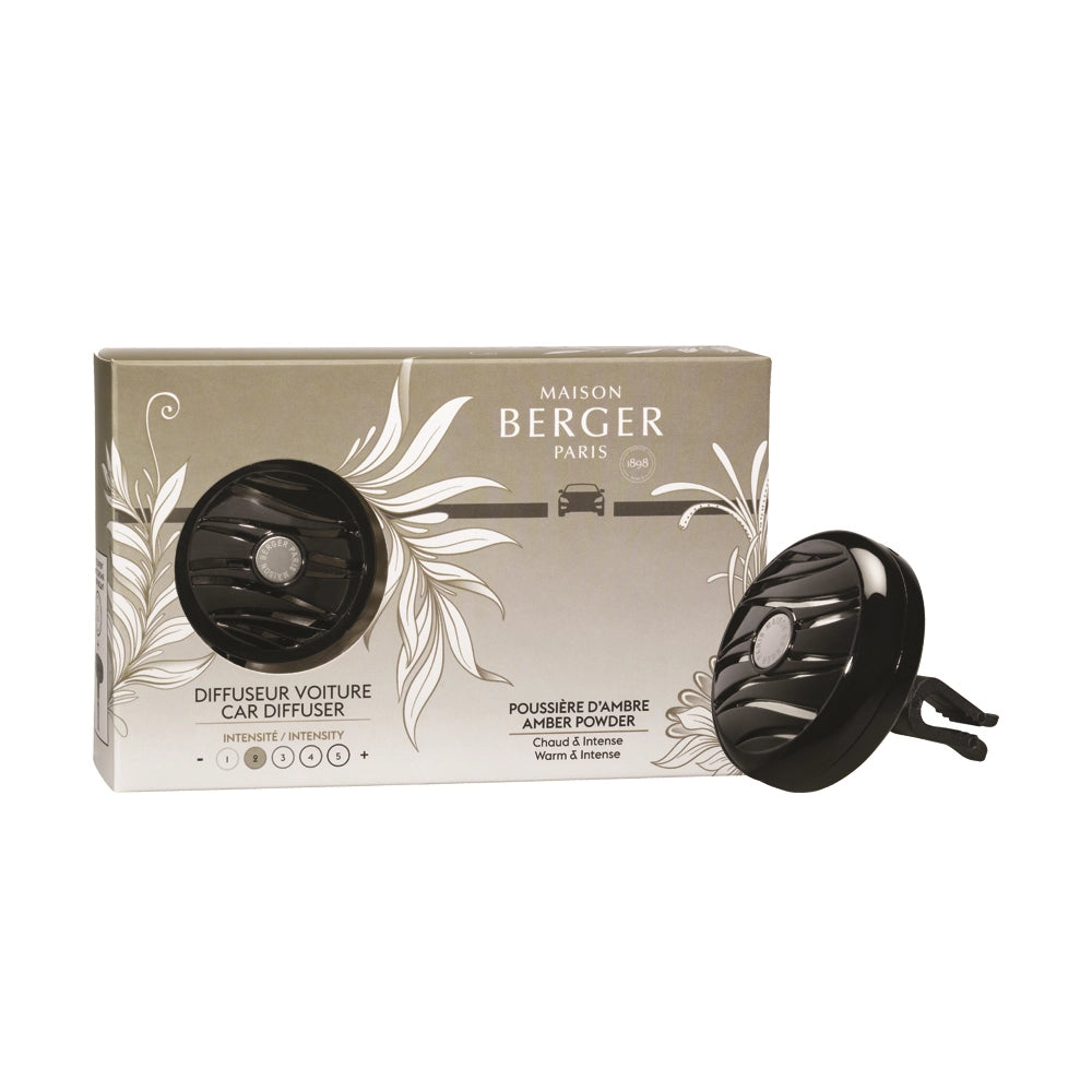 Holly Amber Powder Car Diffuser Gift Set