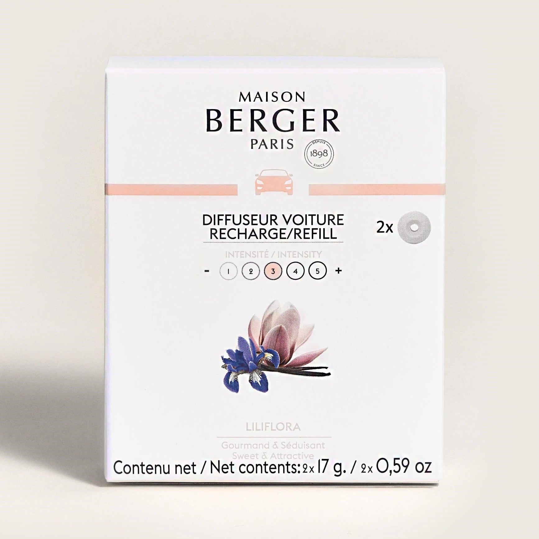 Liliflora Car Diffuser Refill - Maison Berger Paris
